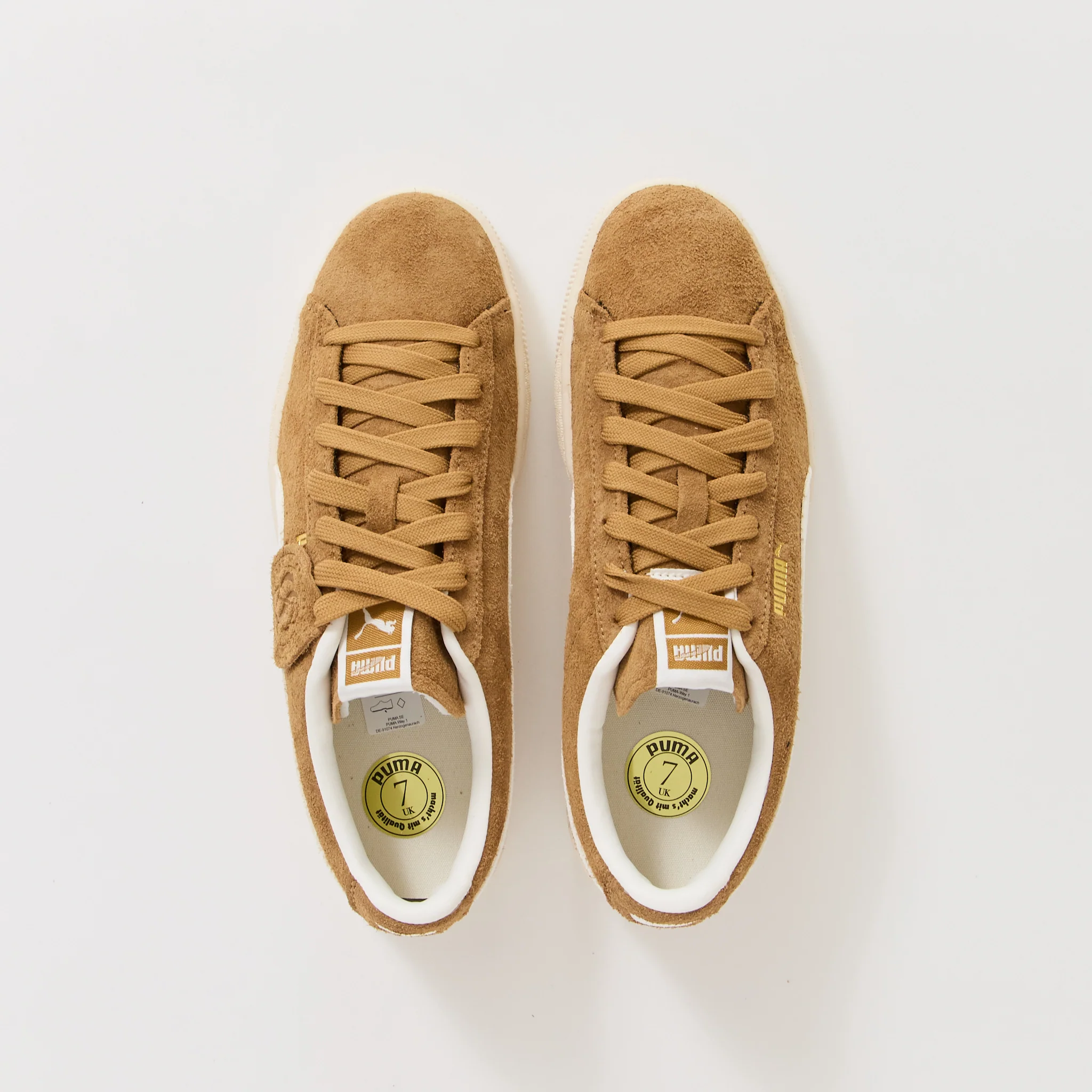 Suede Charles F. Stead V Honey Butter/Puma White - Image 4