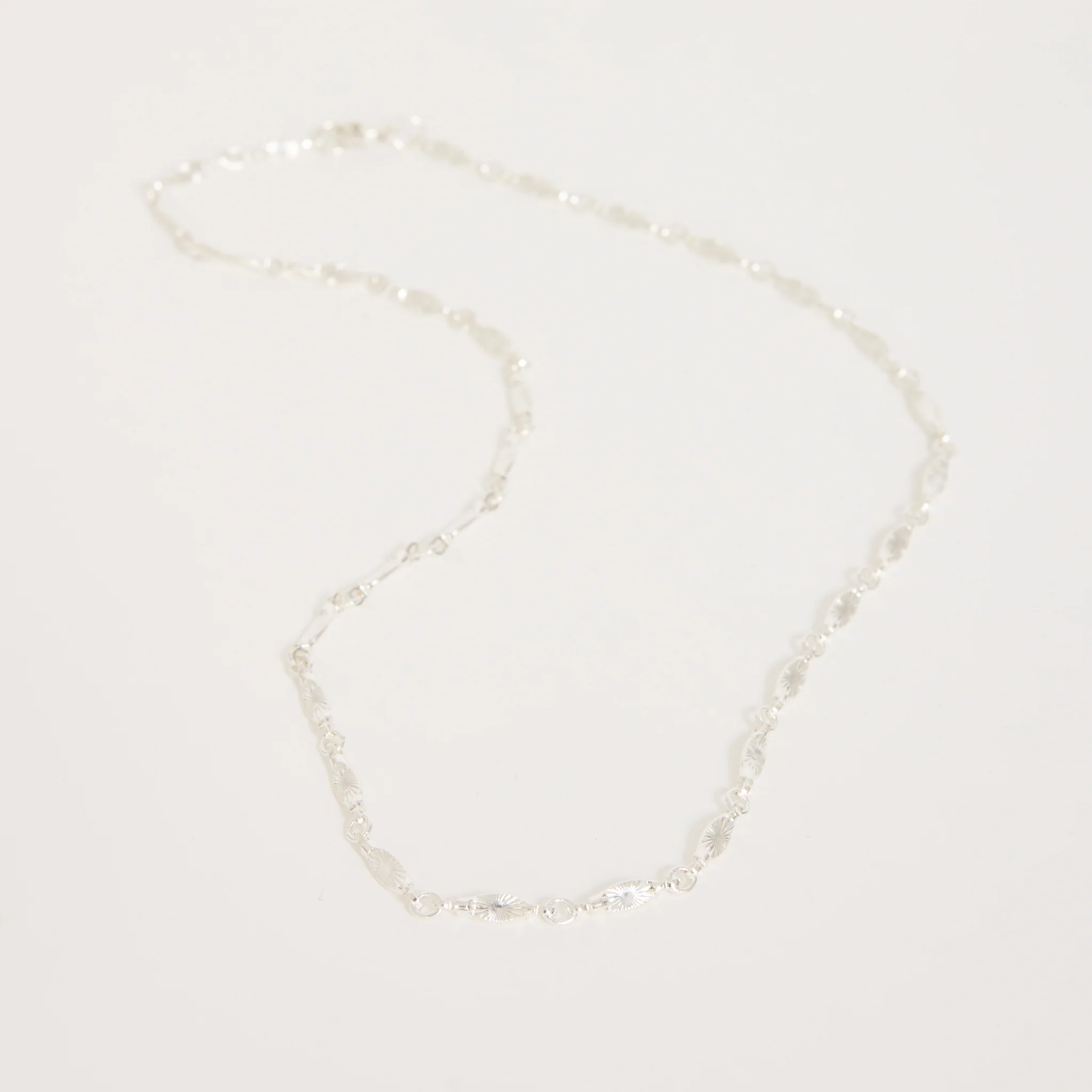 Sunburst Chain Silver