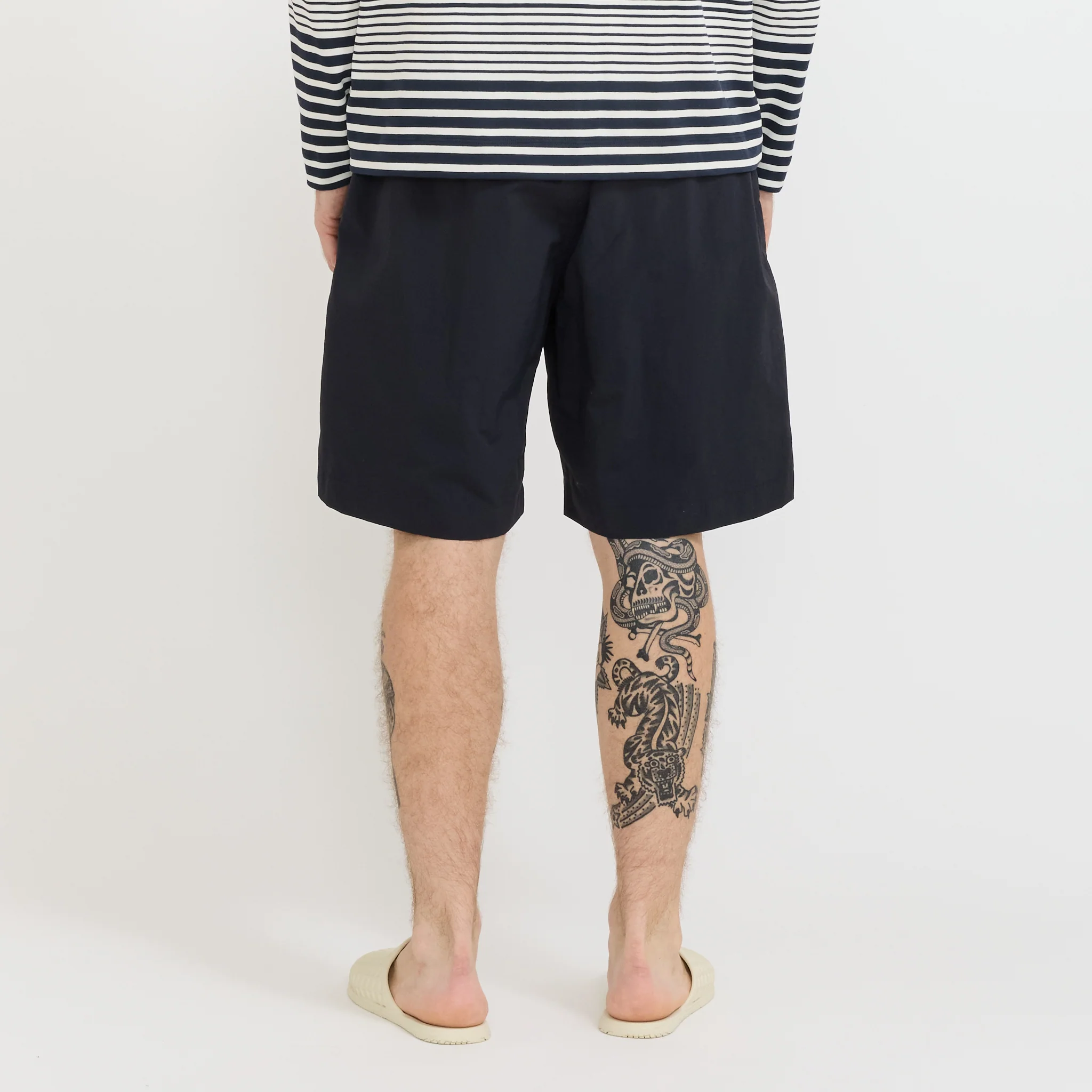 Sund Relaxed Recycled Nylon Swimmers Dark Navy - Image 4