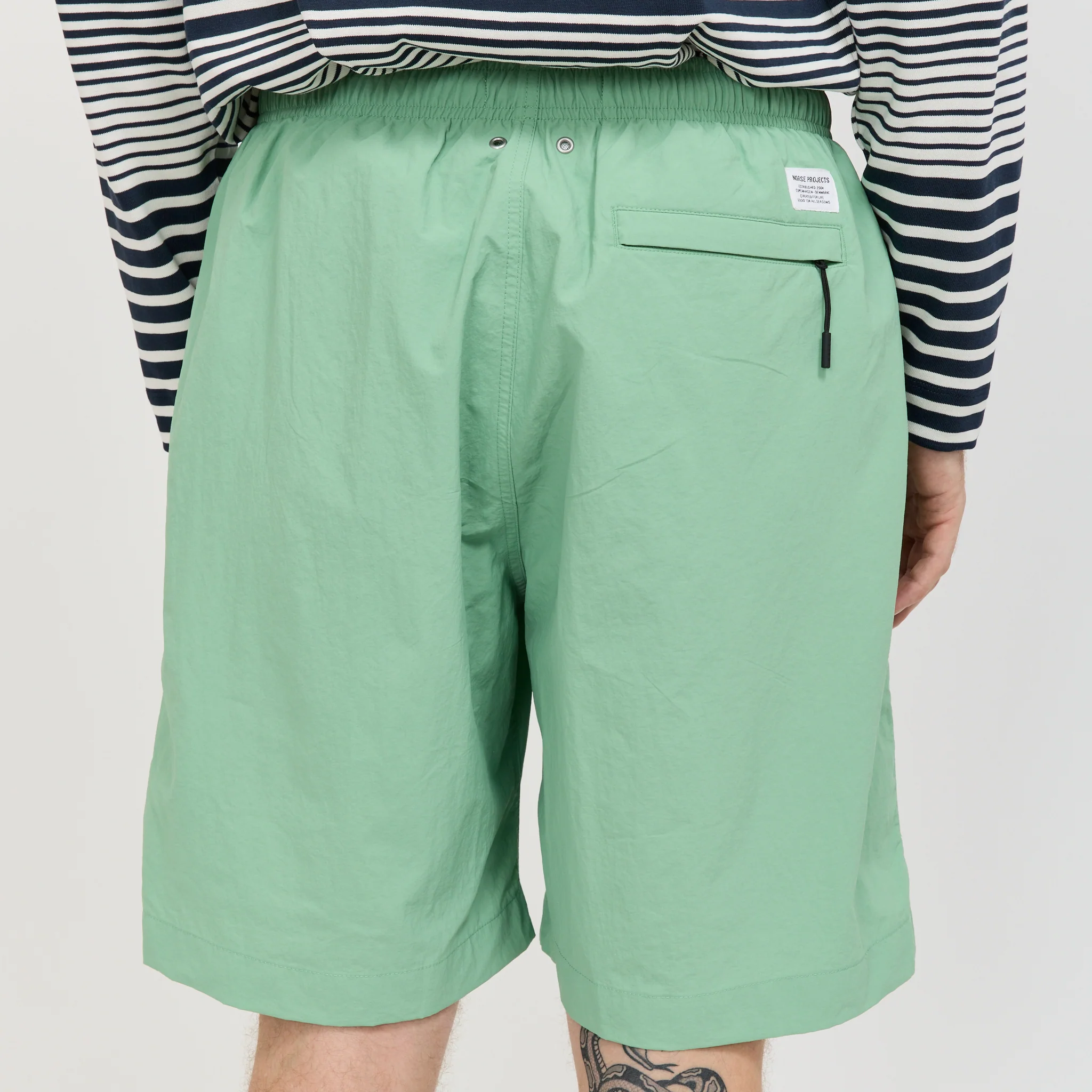 Sund Relaxed Recycled Nylon Swimmers Peapod - Image 6