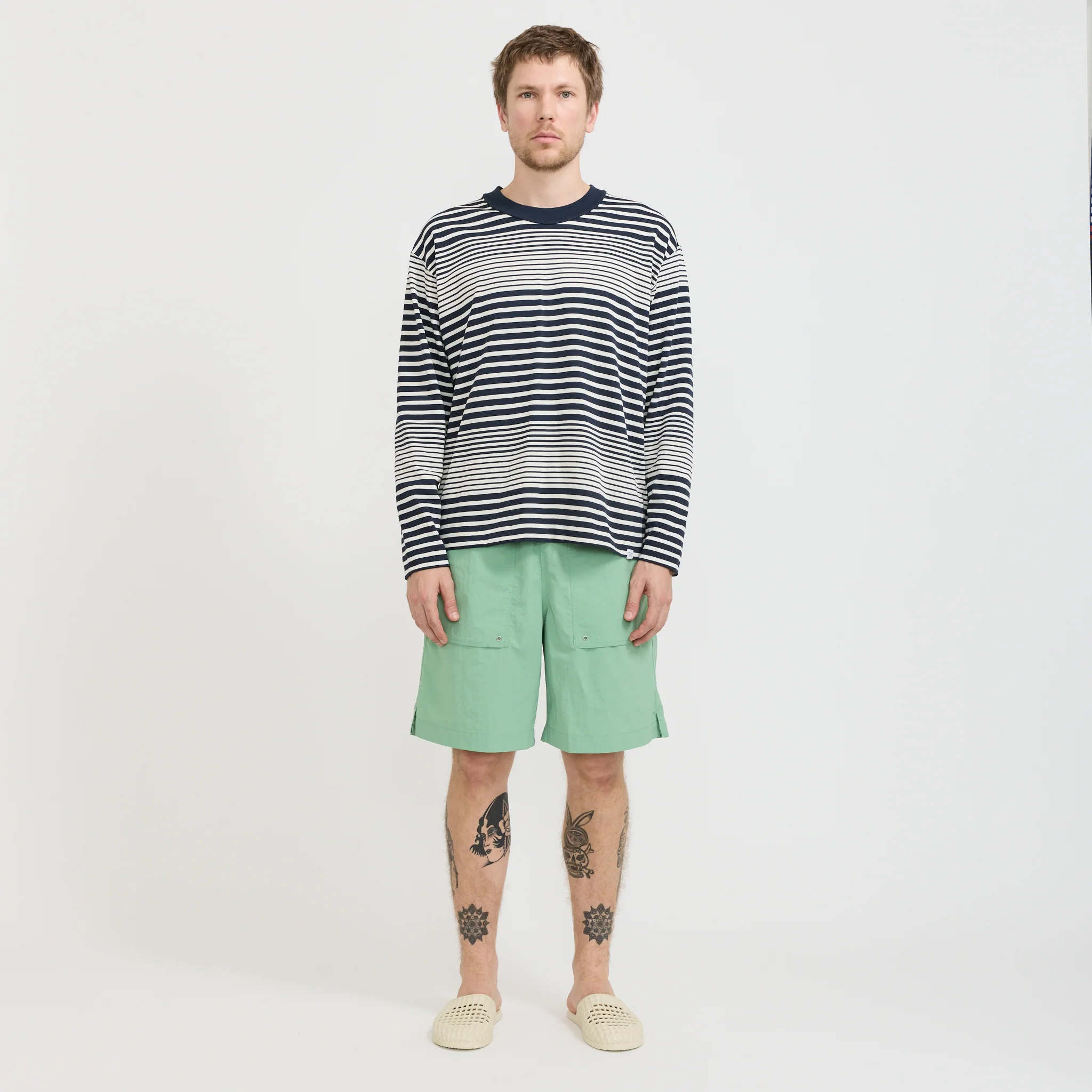 Sund Relaxed Recycled Nylon Swimmers Peapod - Image 7