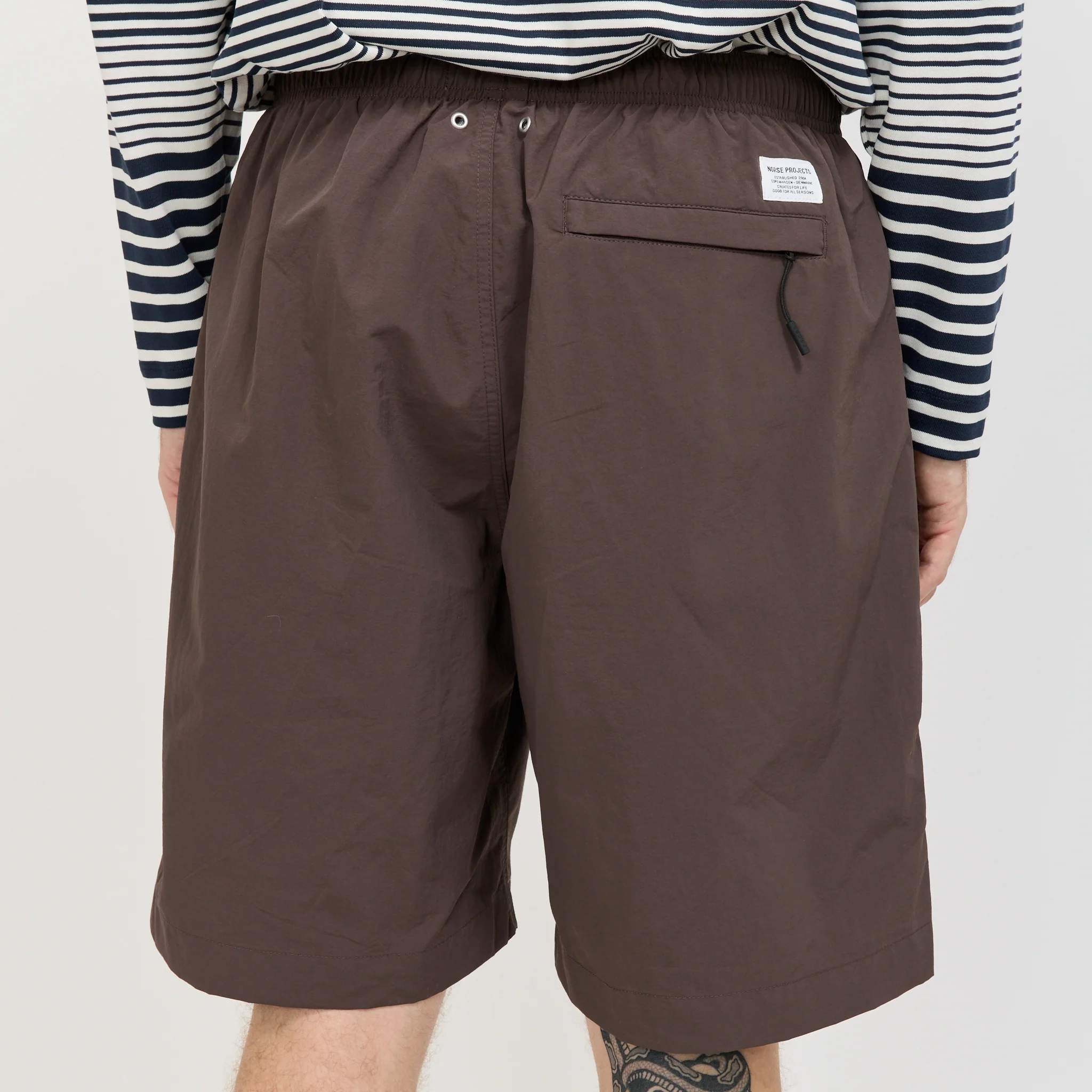 Sund Relaxed Recycled Nylon Swimmers Shale - Image 4