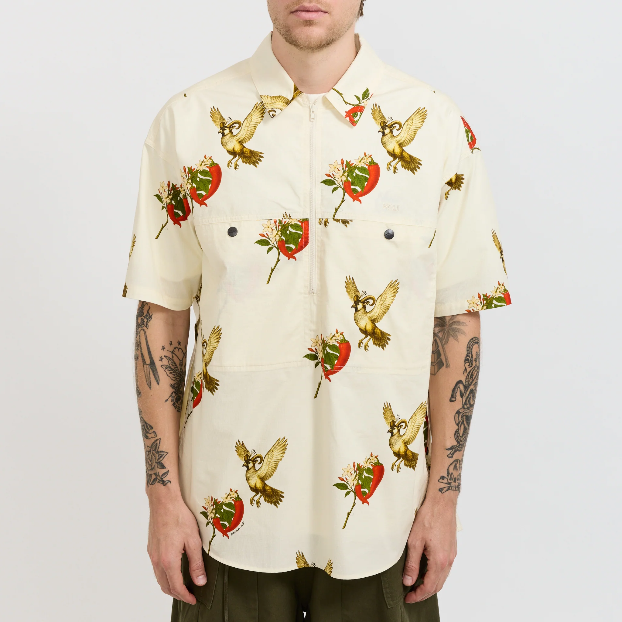Sunnyday Work S/S Shirt Cream - Image 5