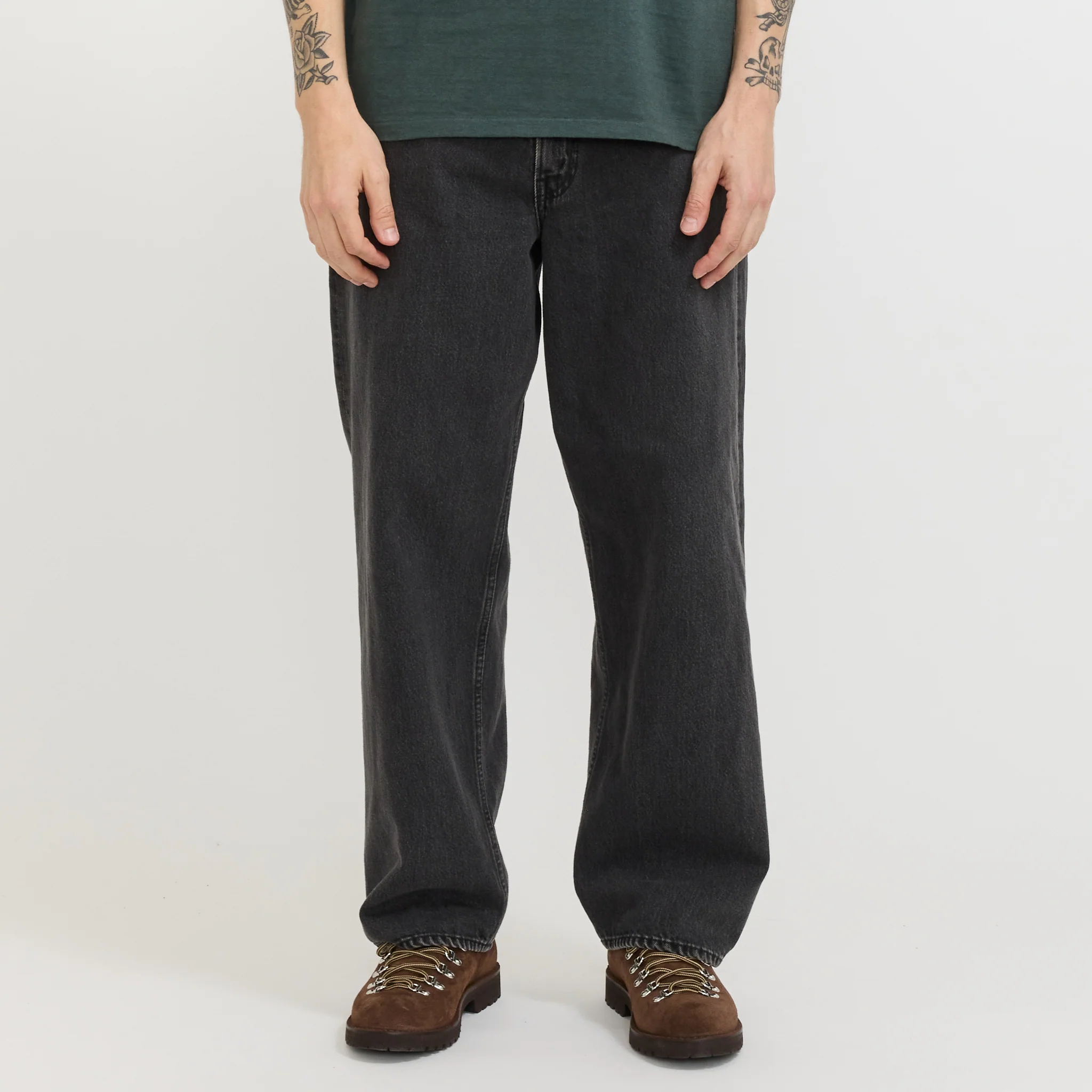 Super Dad's Denim Pants Black Denim Stone - Image 8
