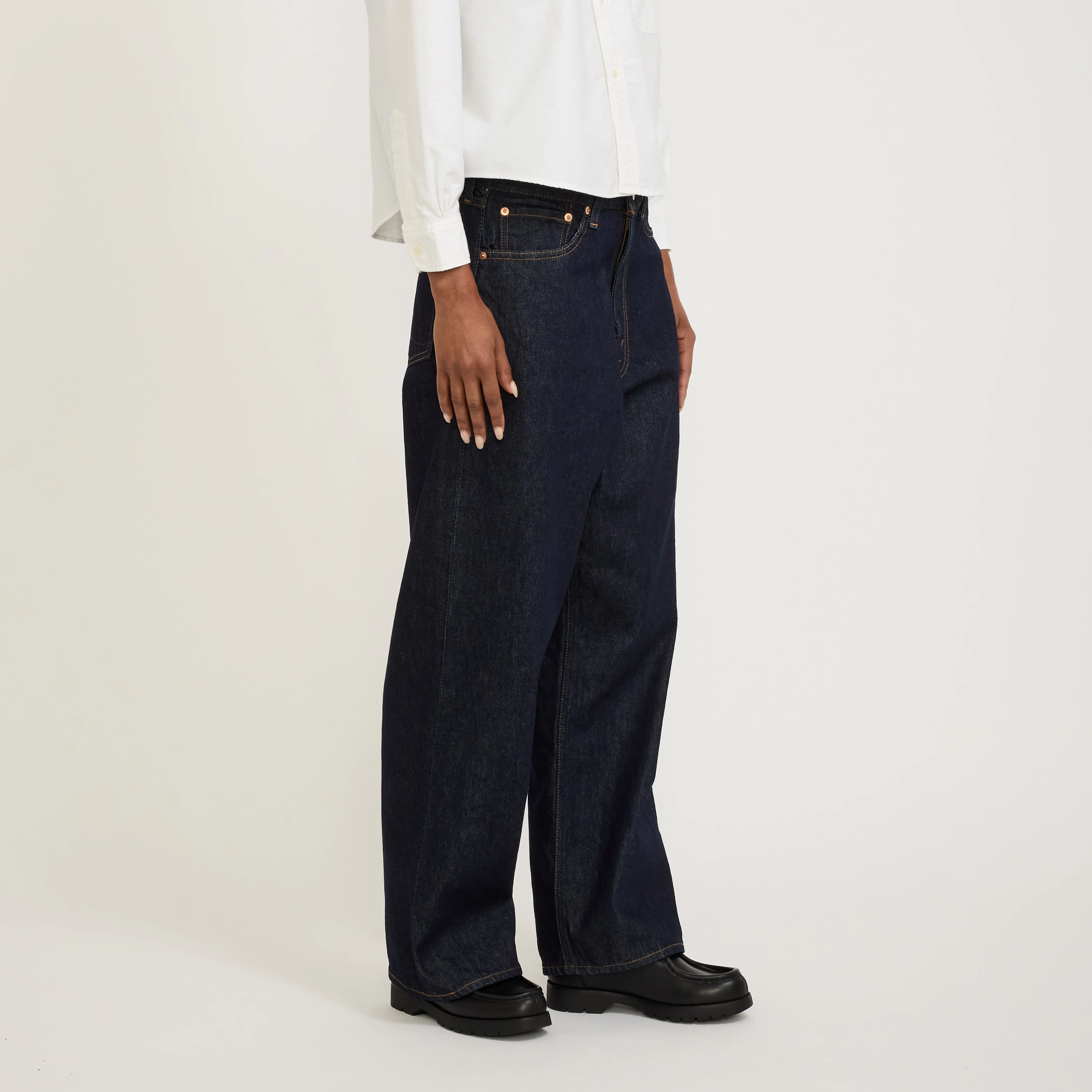 Super Dad's Denim Pants One Wash Womens - Image 3