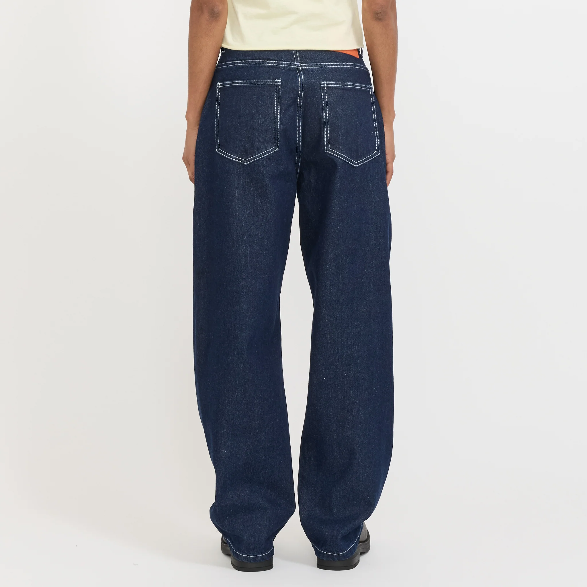 Super Loose Dark Blue White Stitching - Image 4