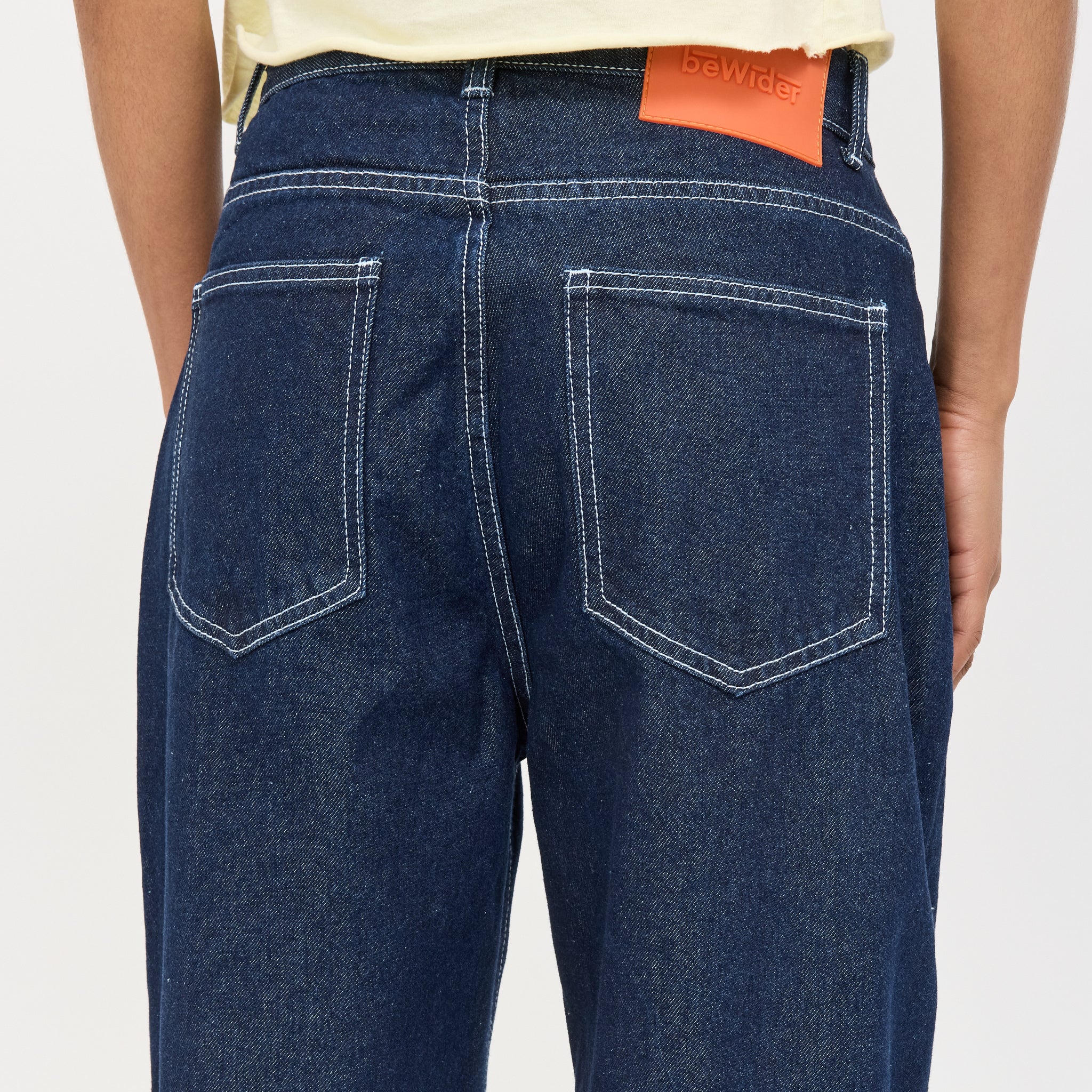 Super Loose Dark Blue White Stitching - Image 6