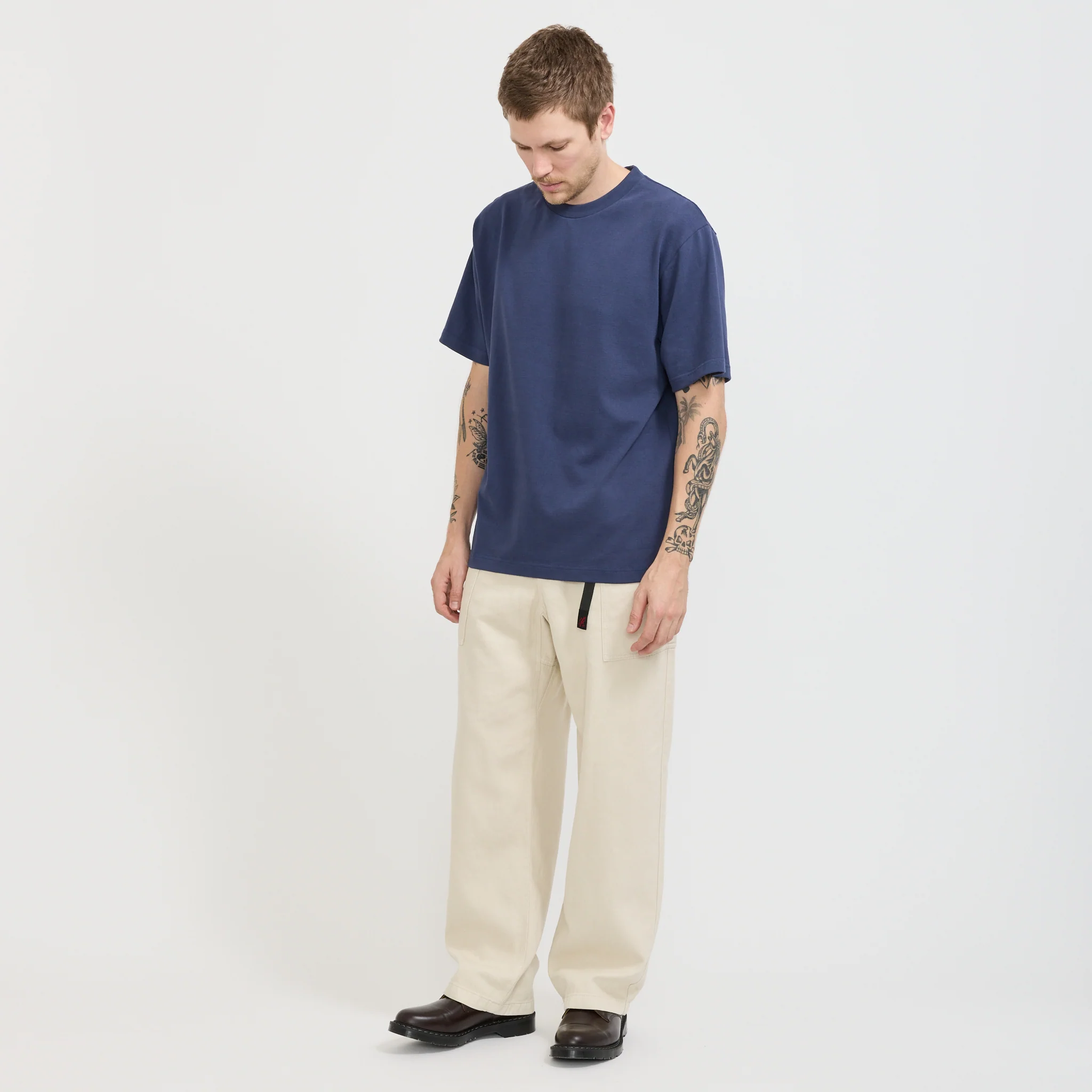 Super Weight Tee Navy Blue - Image 2