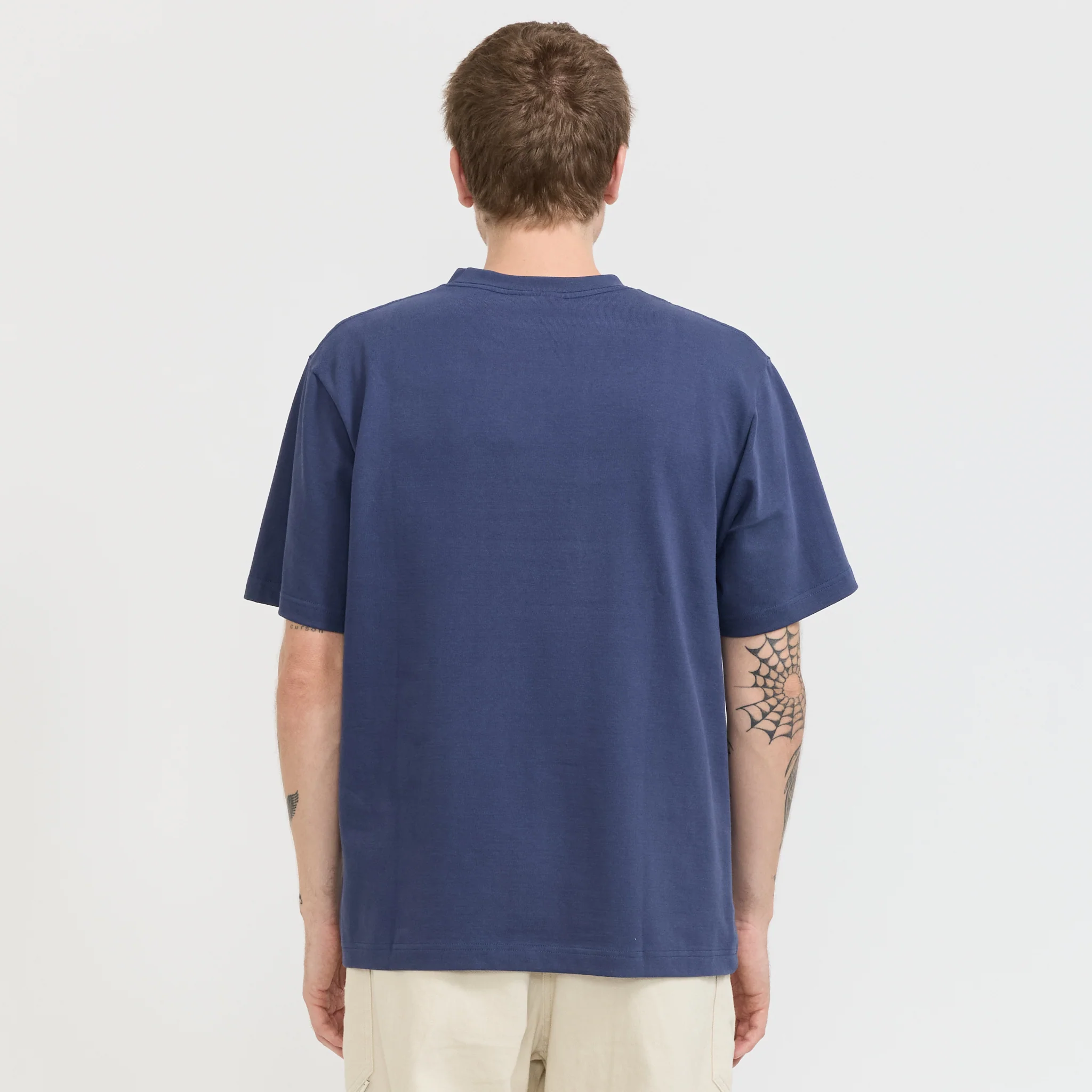 Super Weight Tee Navy Blue - Image 4
