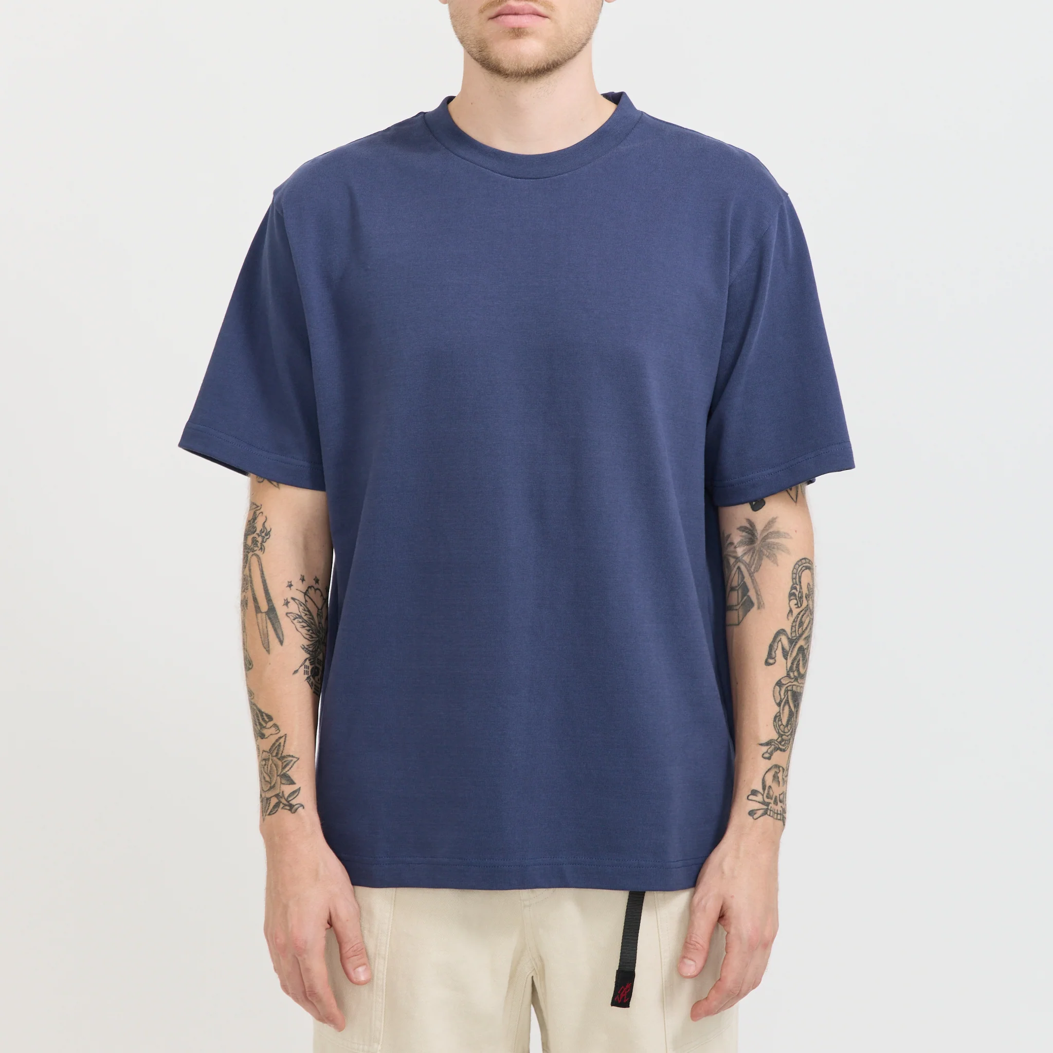 Super Weight Tee Navy Blue - Image 5