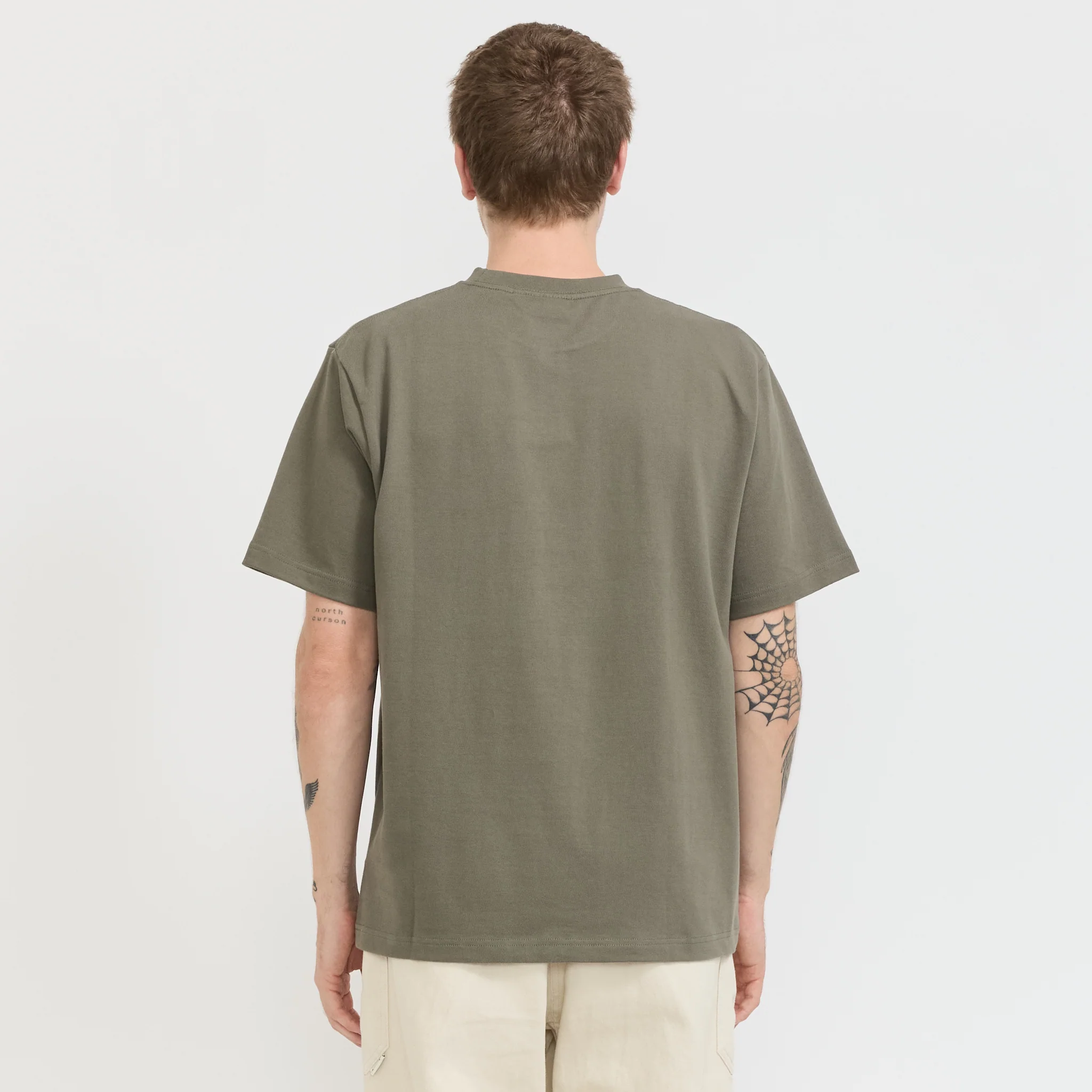Super Weight Tee Olive - Image 4