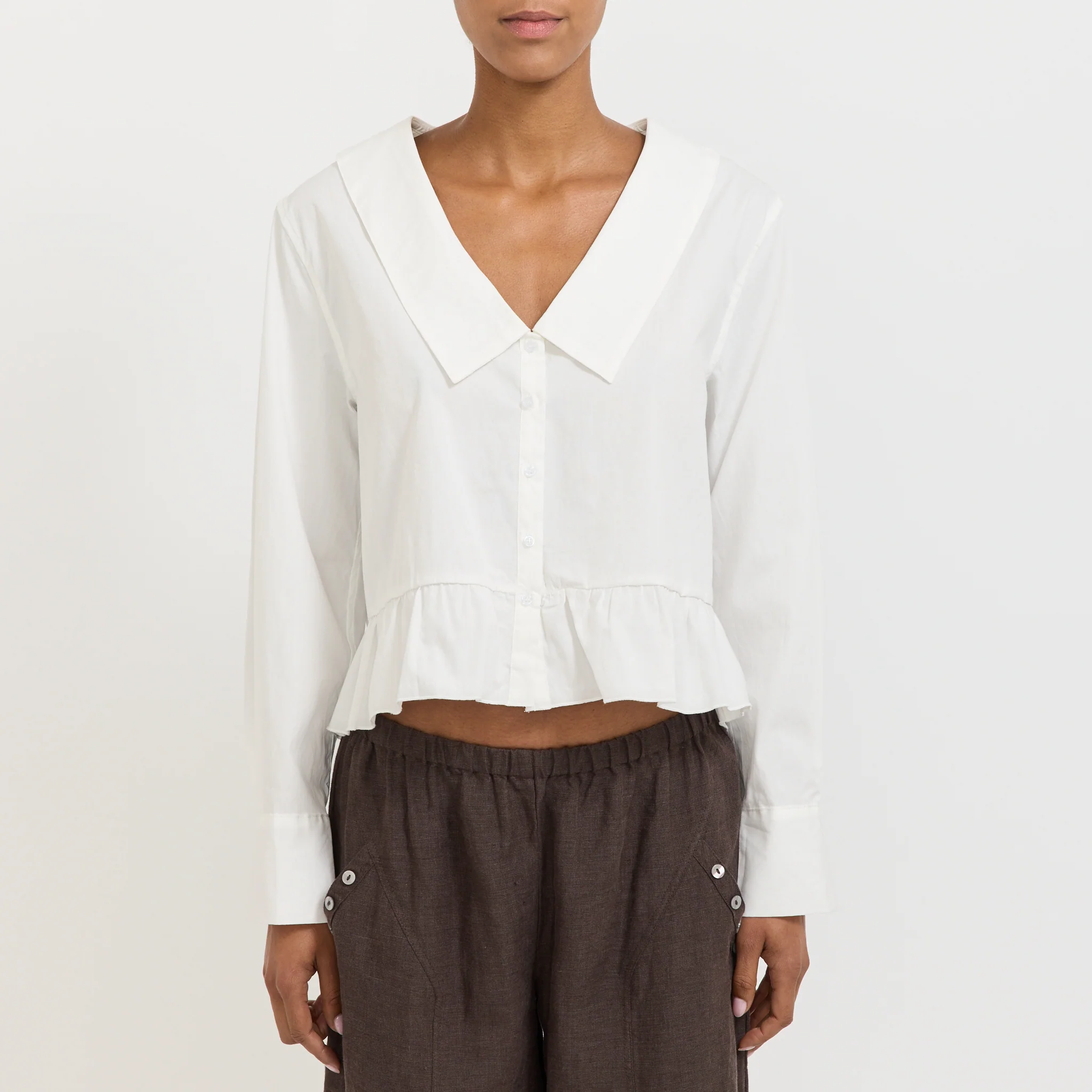 Sweep Shirt White - Image 5