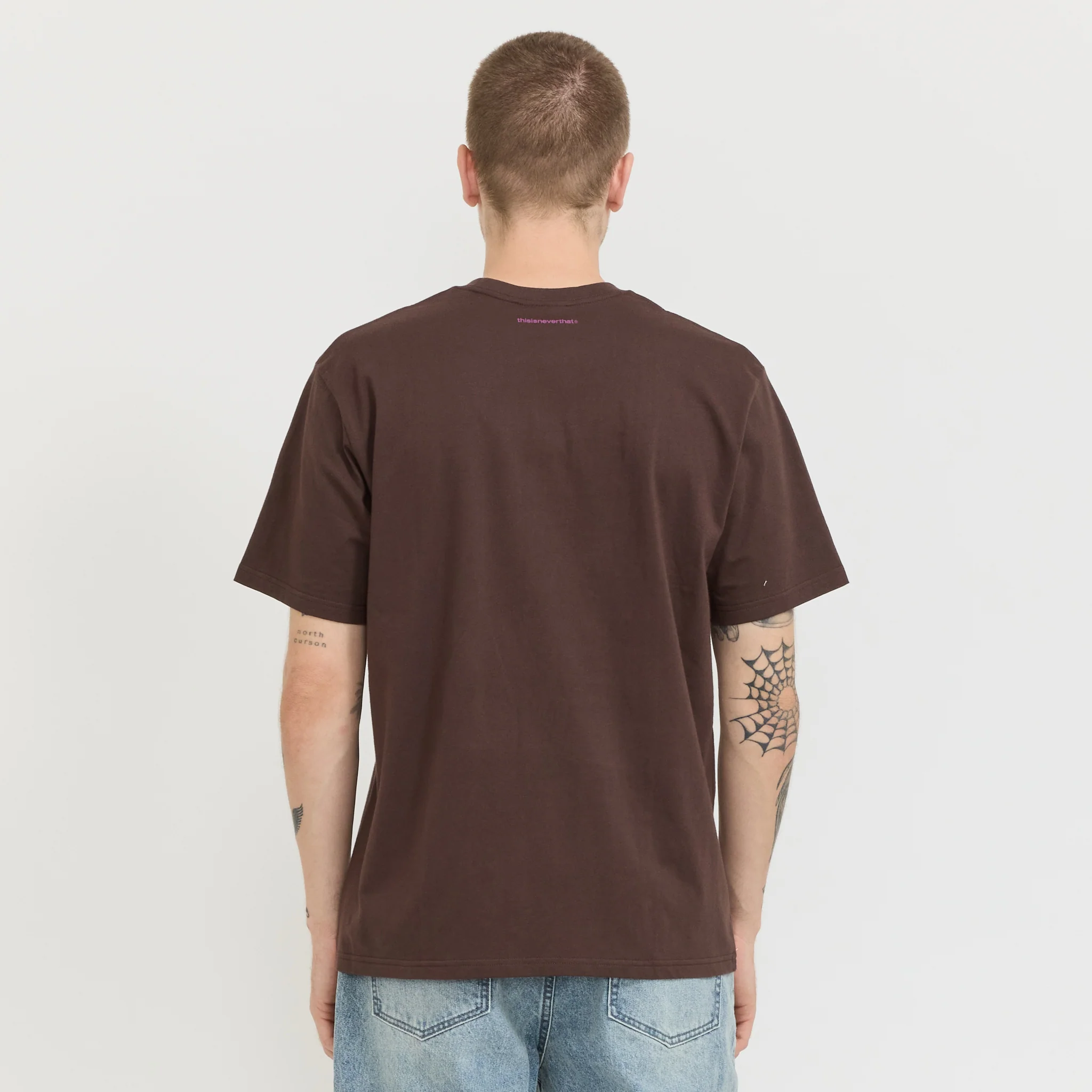 T-Logo Tee Dark Chocolate - Image 4