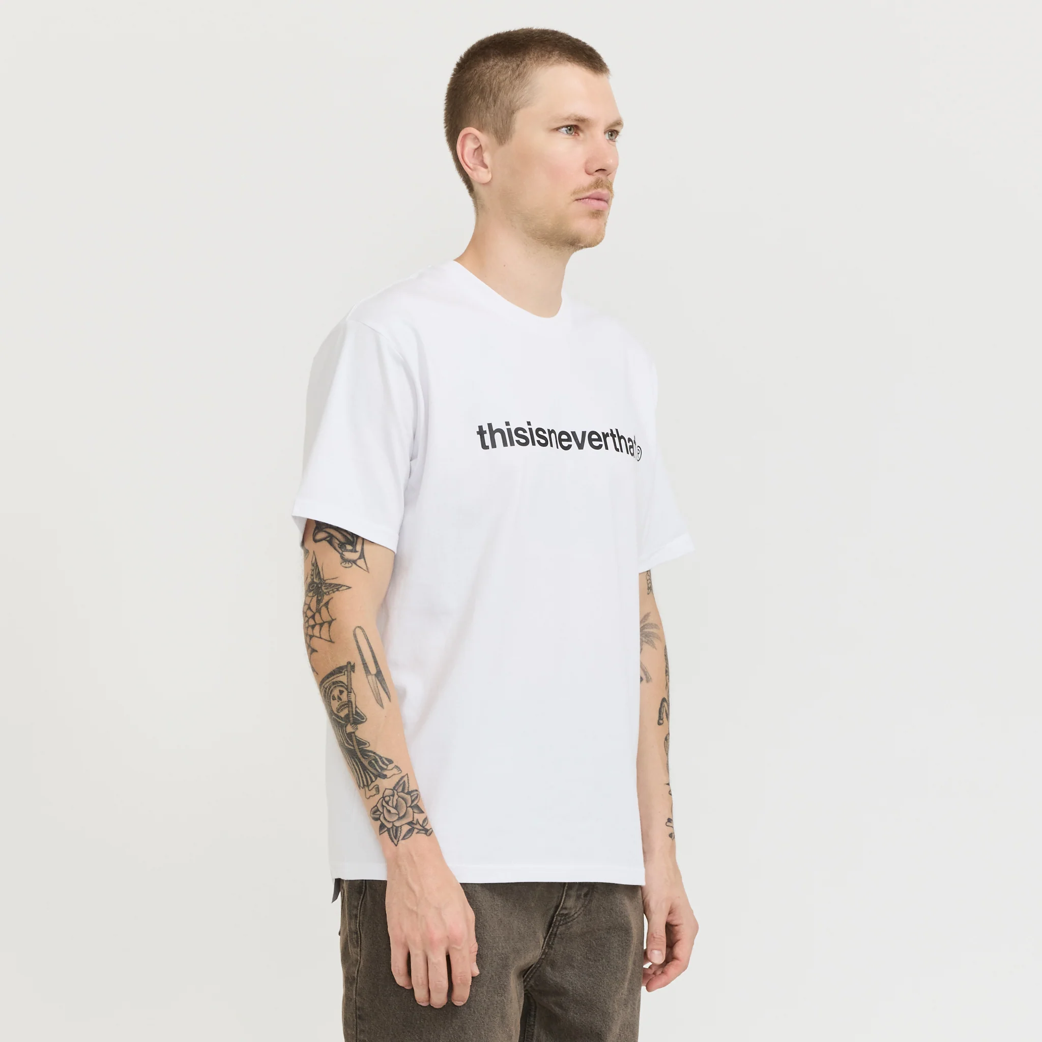 T-Logo Tee White - Image 3