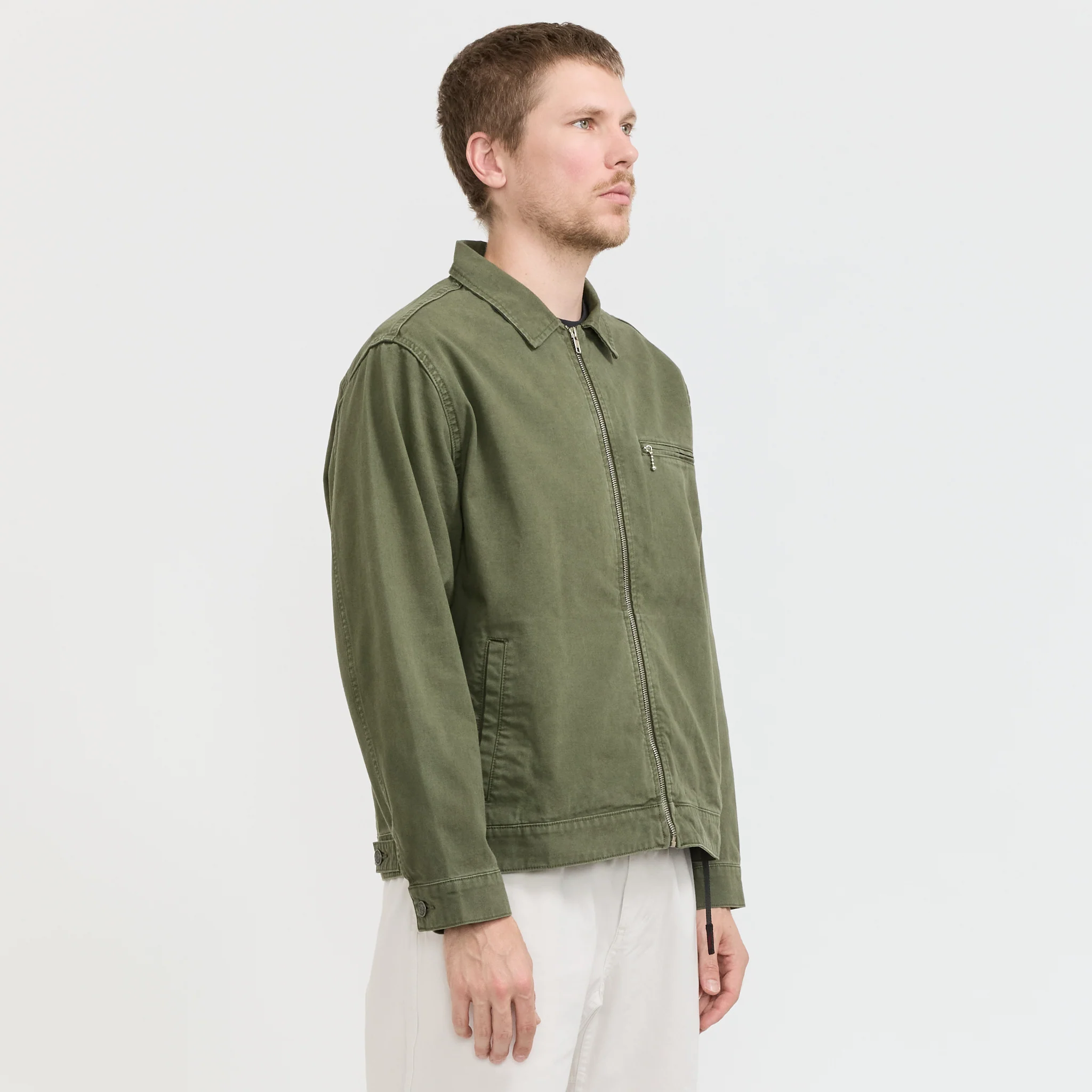 Taos Canvas Jacket Moss - Image 3