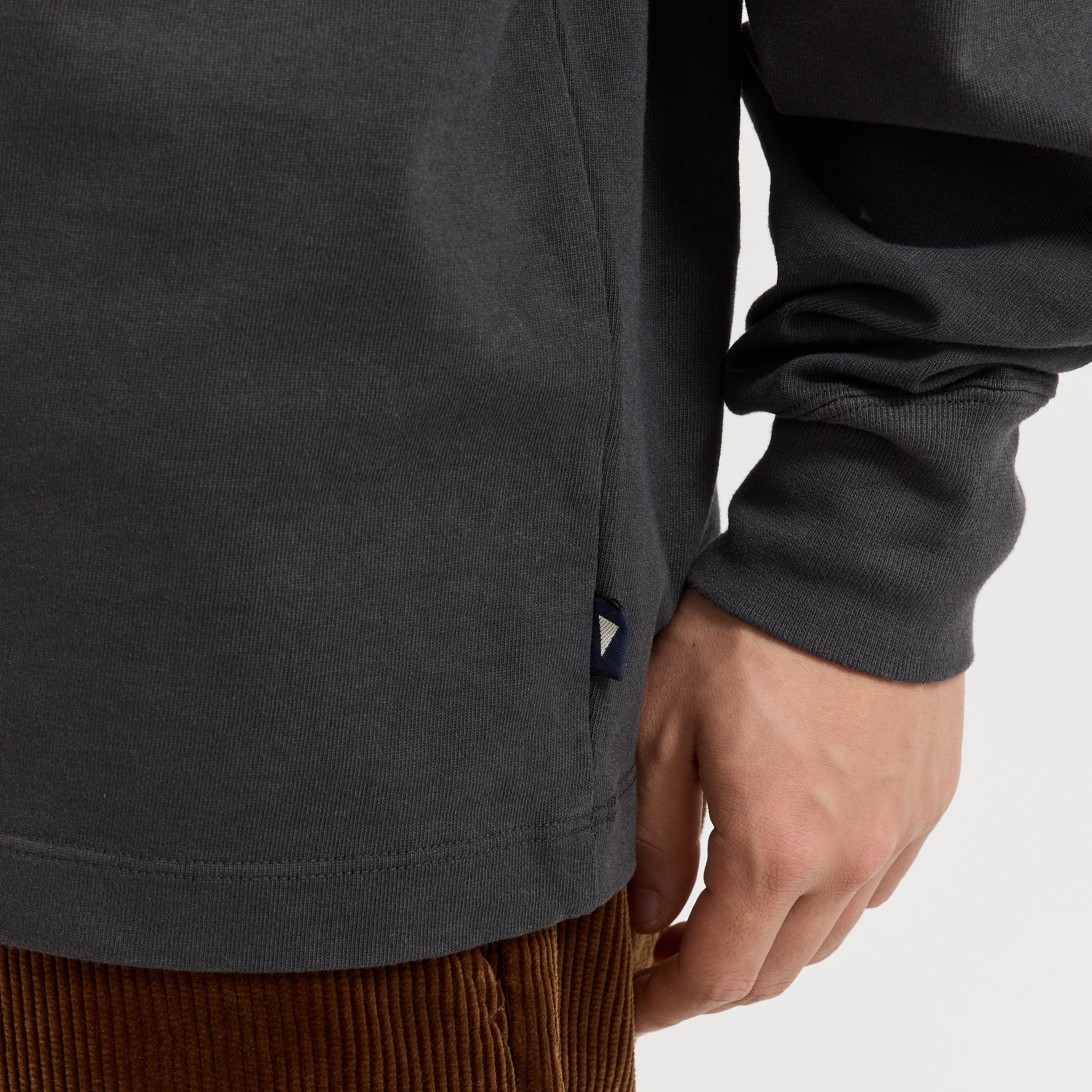Teddy Athletic LS Tee Dark Brown - Image 6