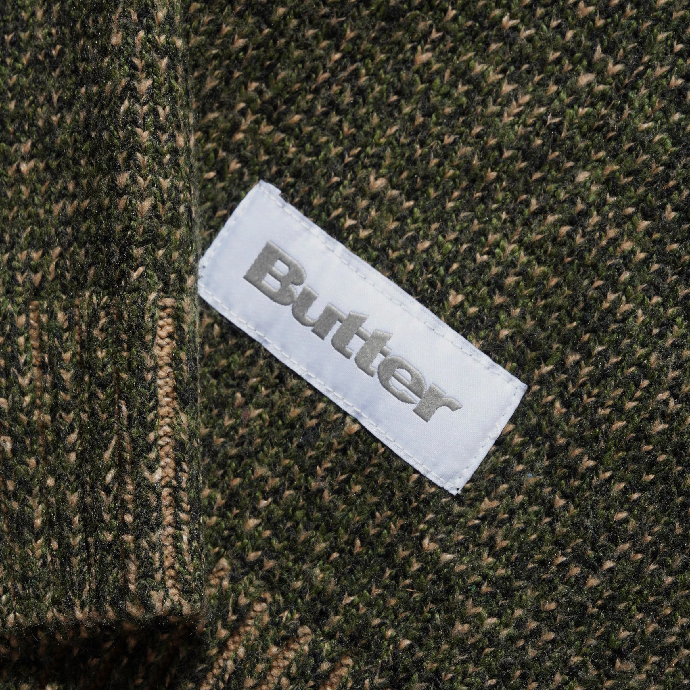 Textured Knit Sweater Army - Image 3