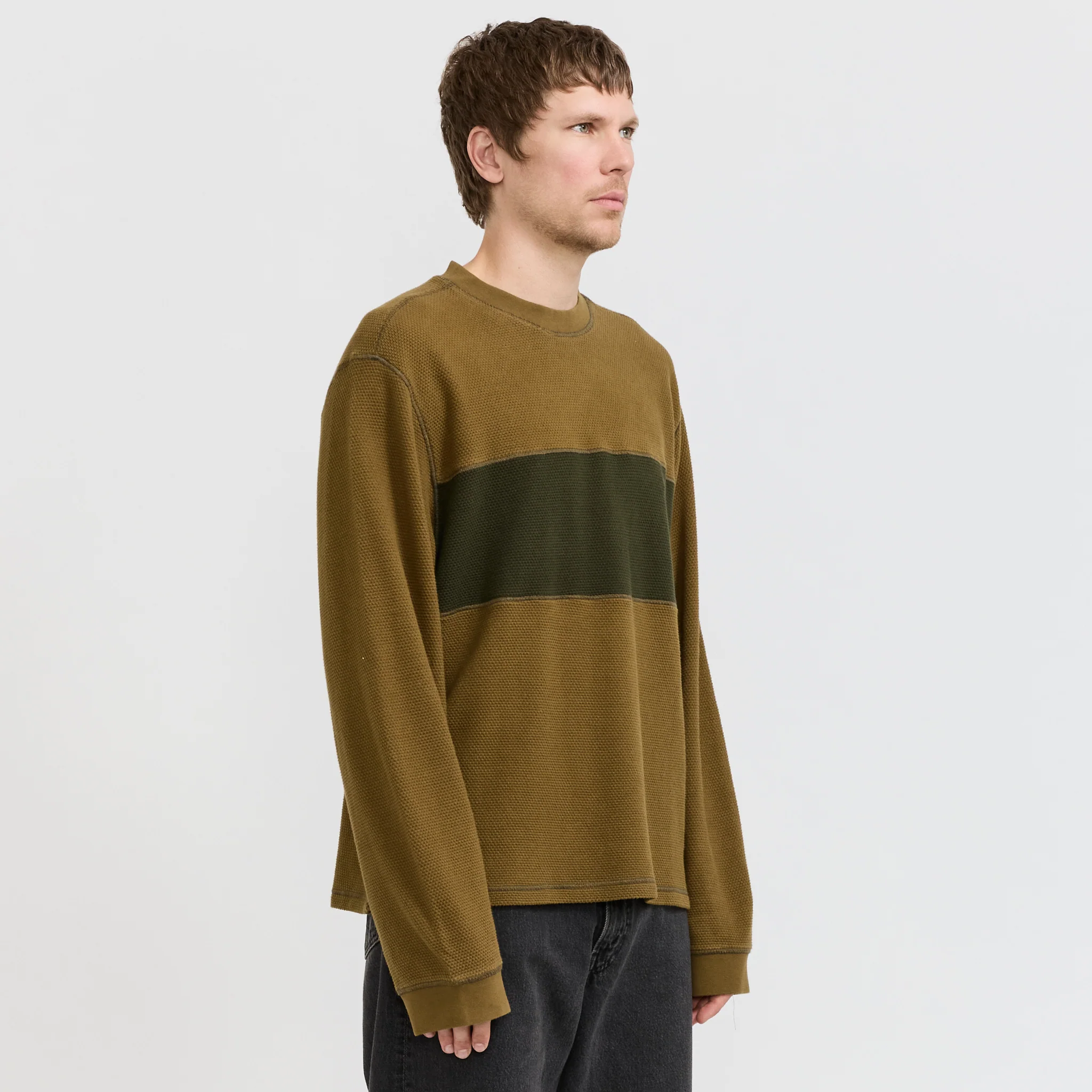 Thermal Long Sleeve Tee Olive - Image 3