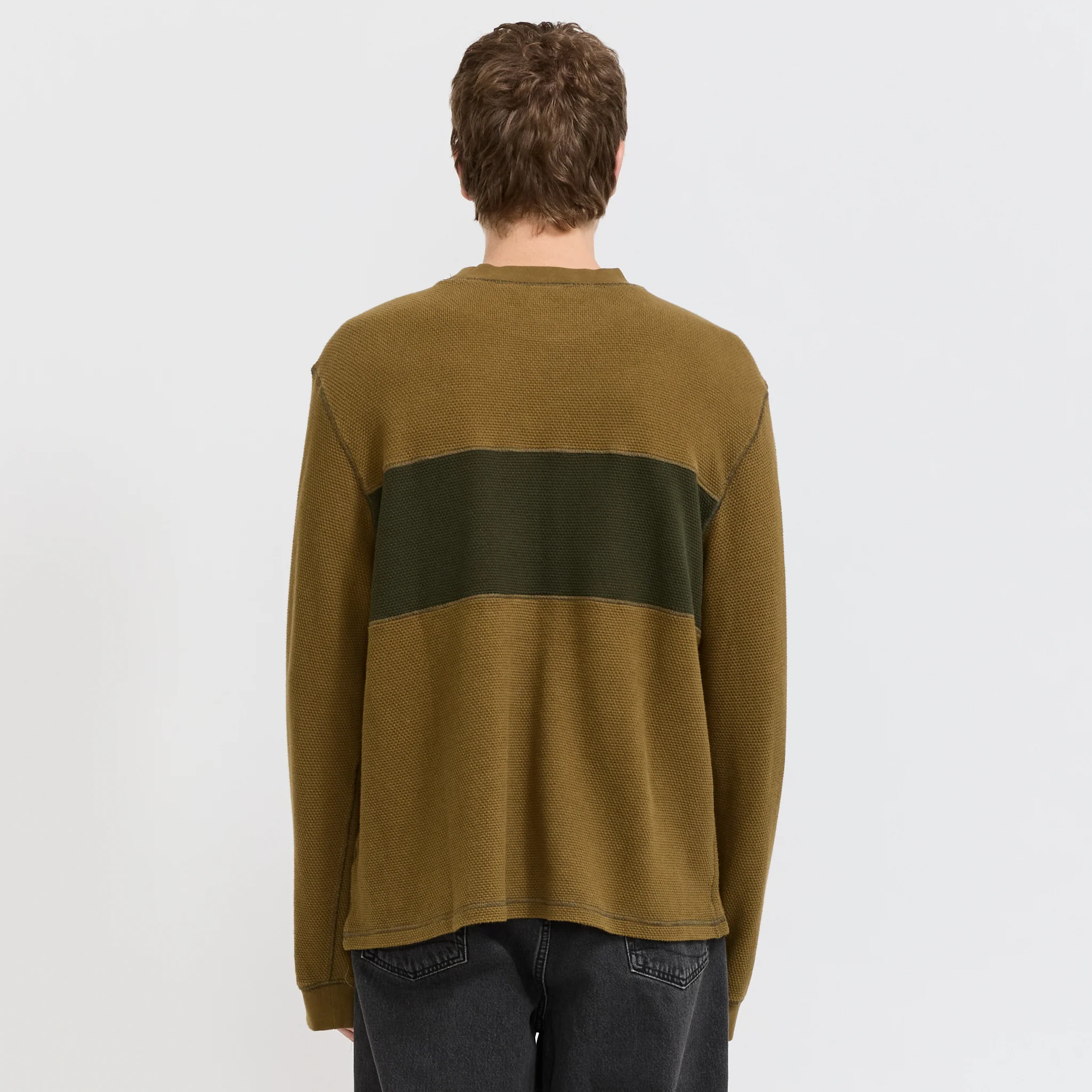 Thermal Long Sleeve Tee Olive - Image 4