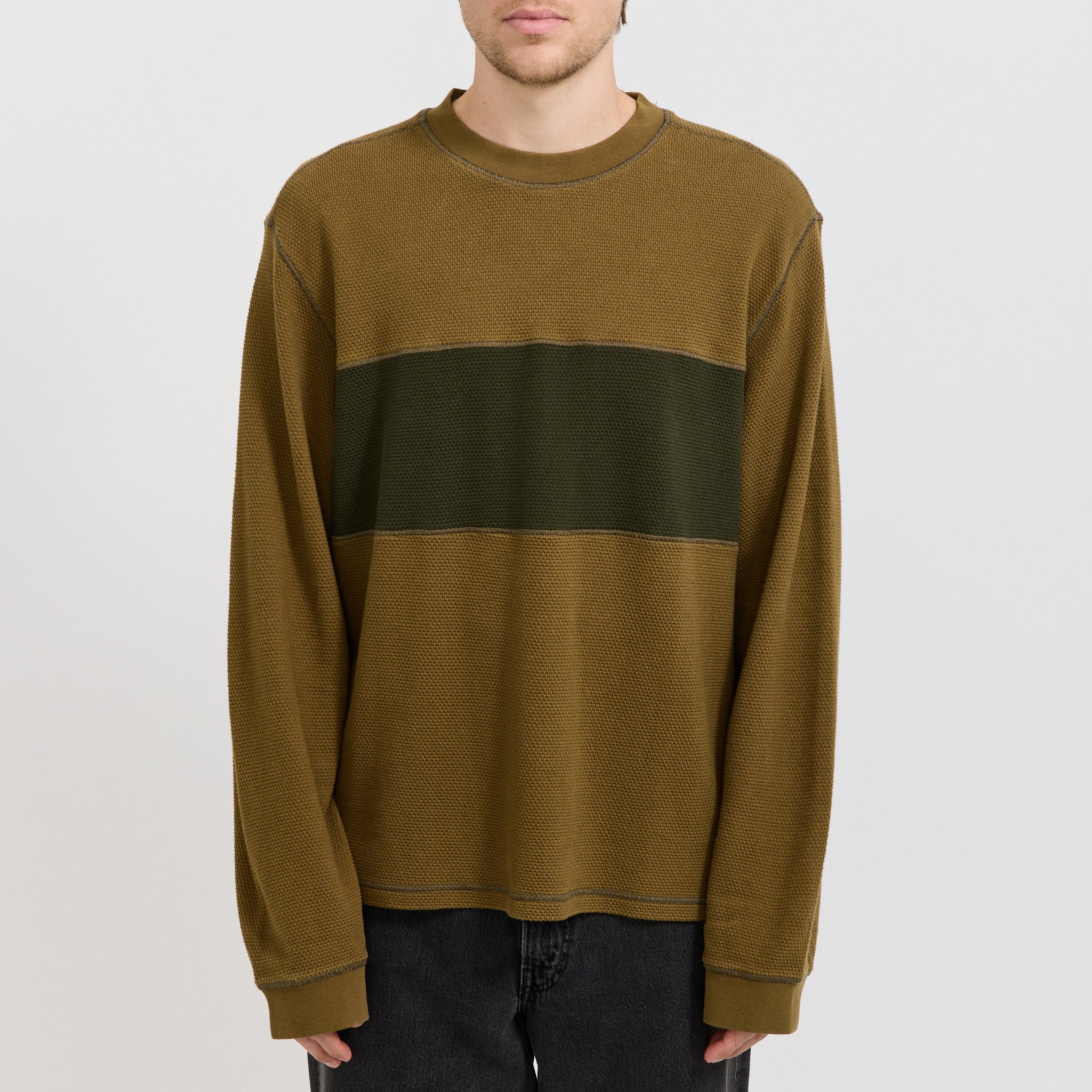 Thermal Long Sleeve Tee Olive - Image 5