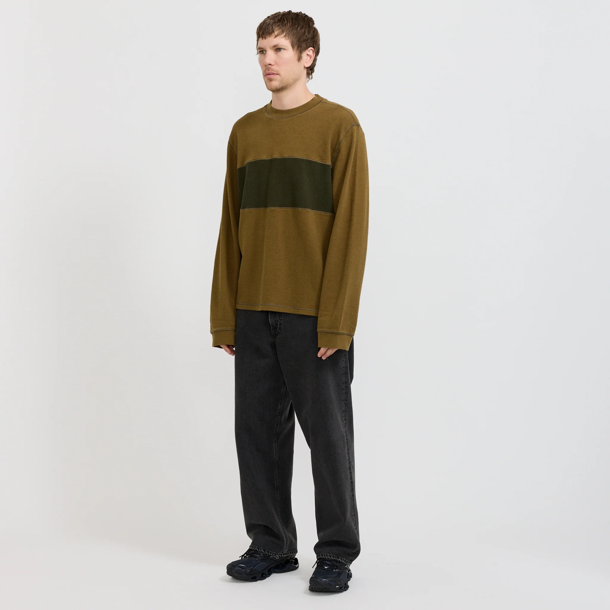 Thermal Long Sleeve Tee Olive - Image 7