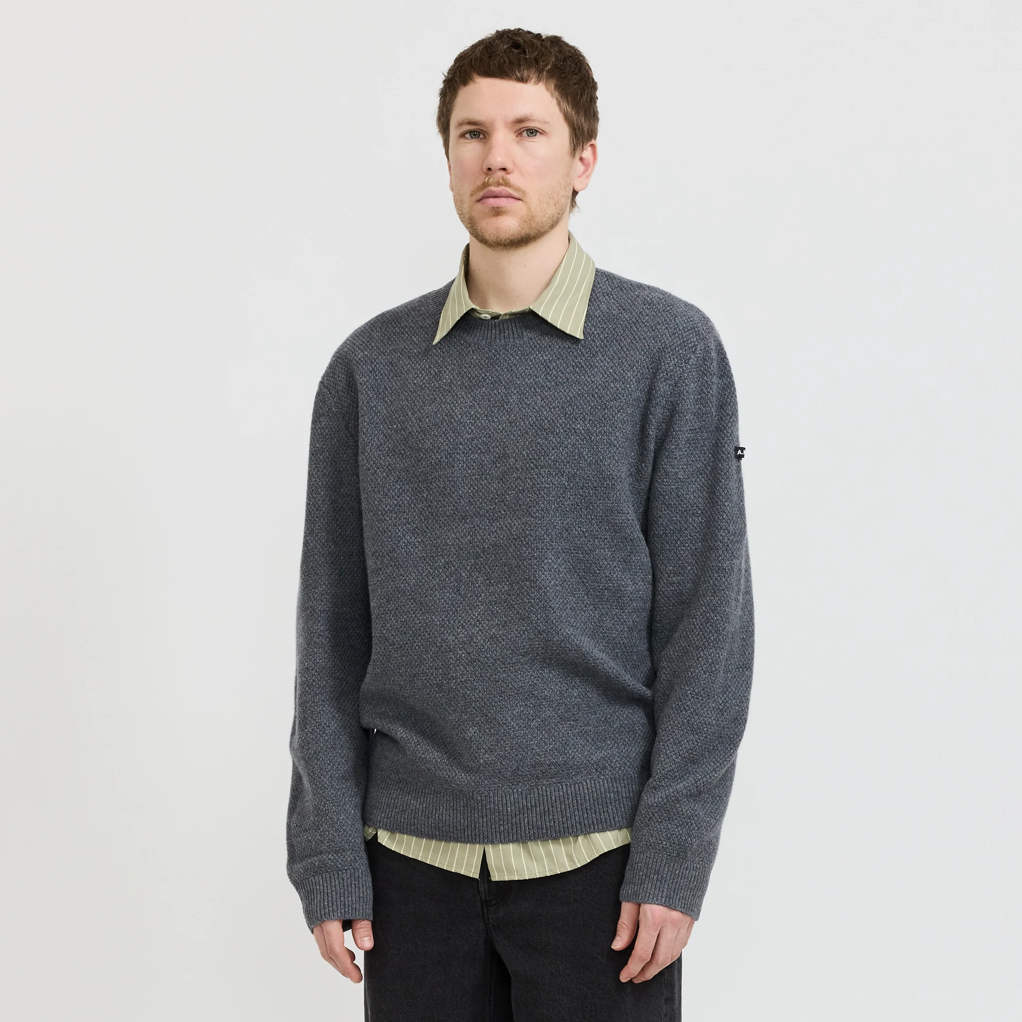 Thomas Jumper Heathered Anthracite - Image 2