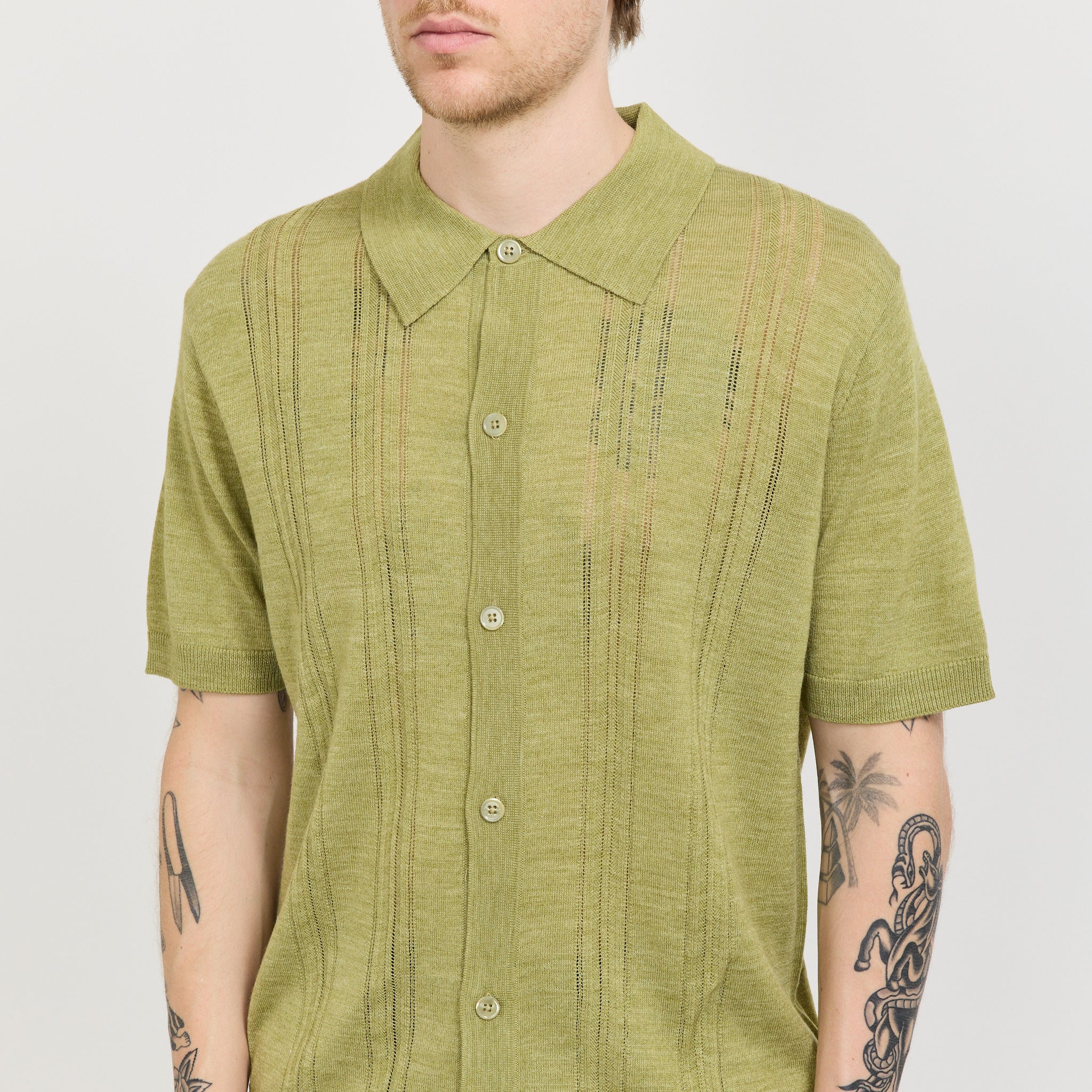 Thor SS Cardigan Evergreen - Image 5