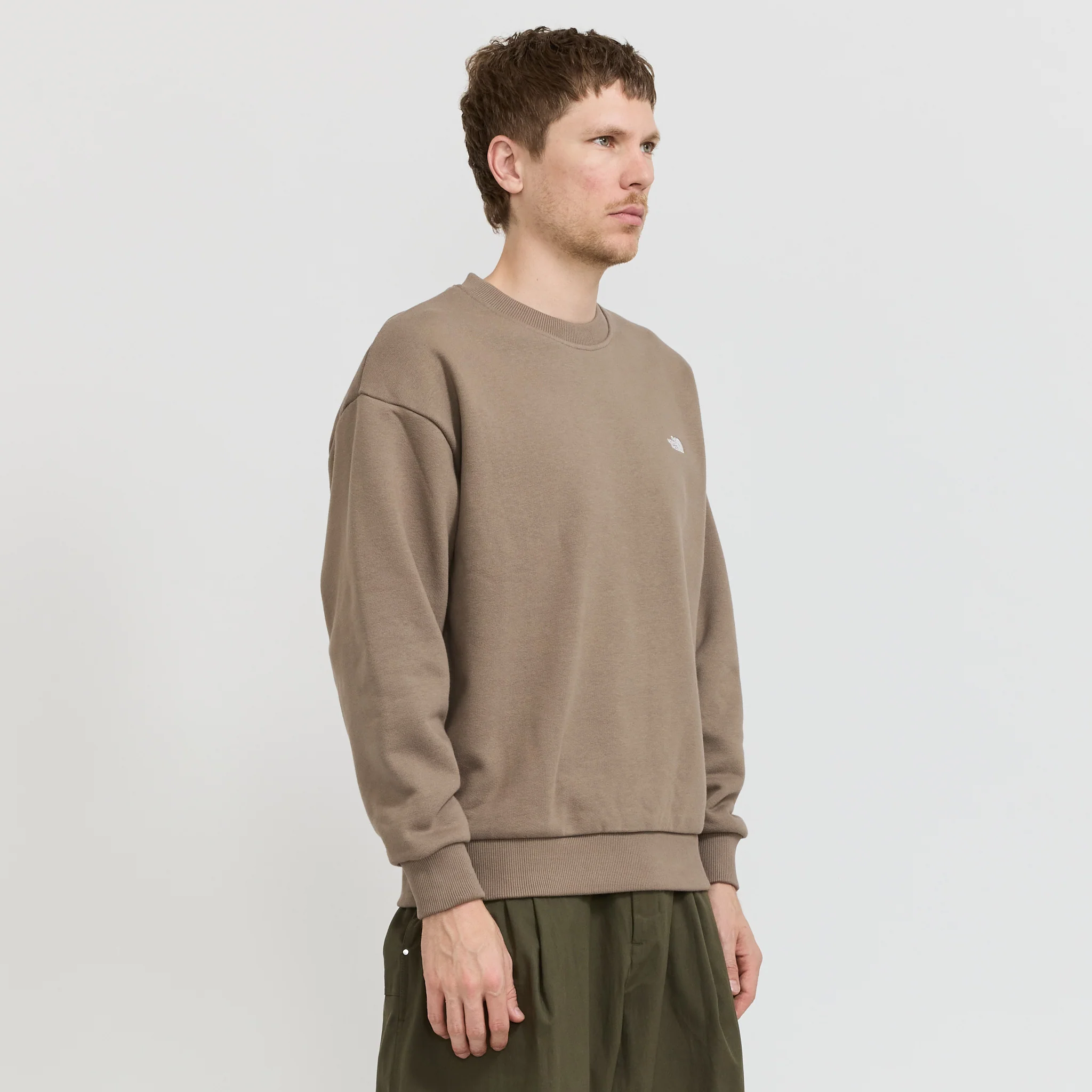 TNF Heavyweight Knit Pullover Mocha Brown - Image 3