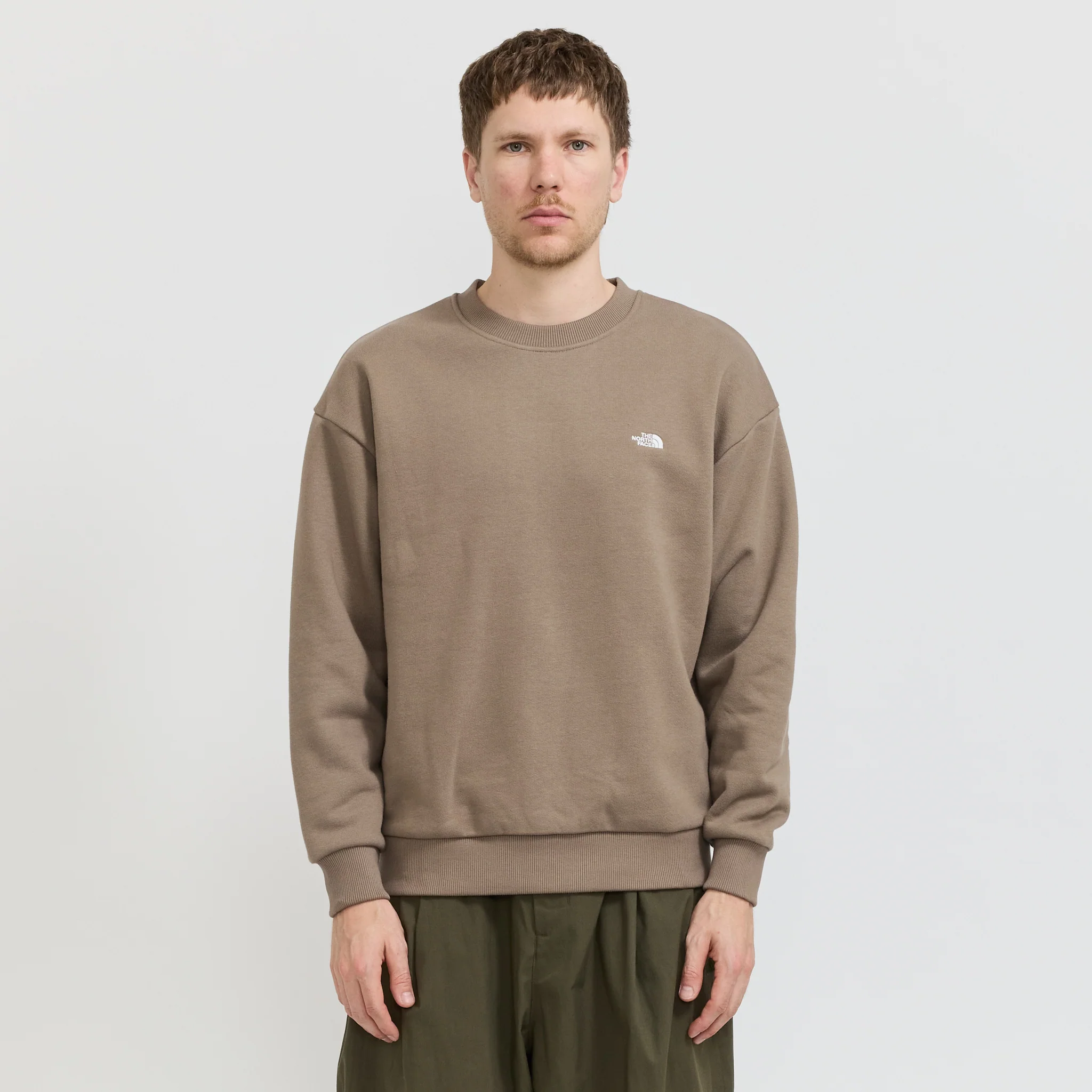 TNF Heavyweight Knit Pullover Mocha Brown - Image 7