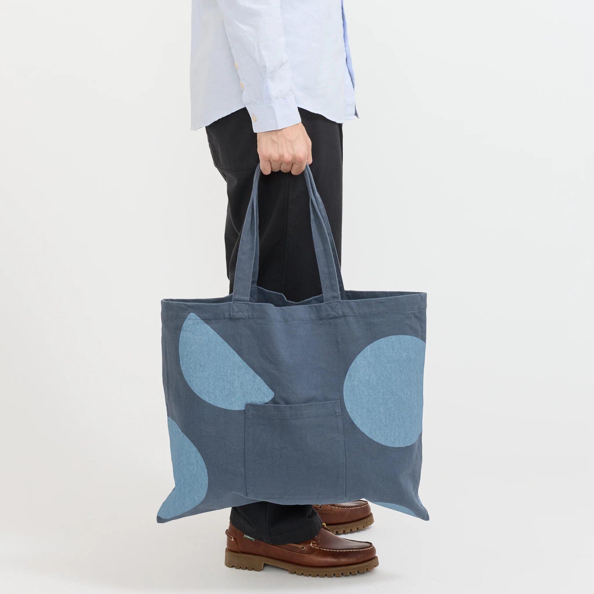 Tote Bag Soft Blue - Image 3