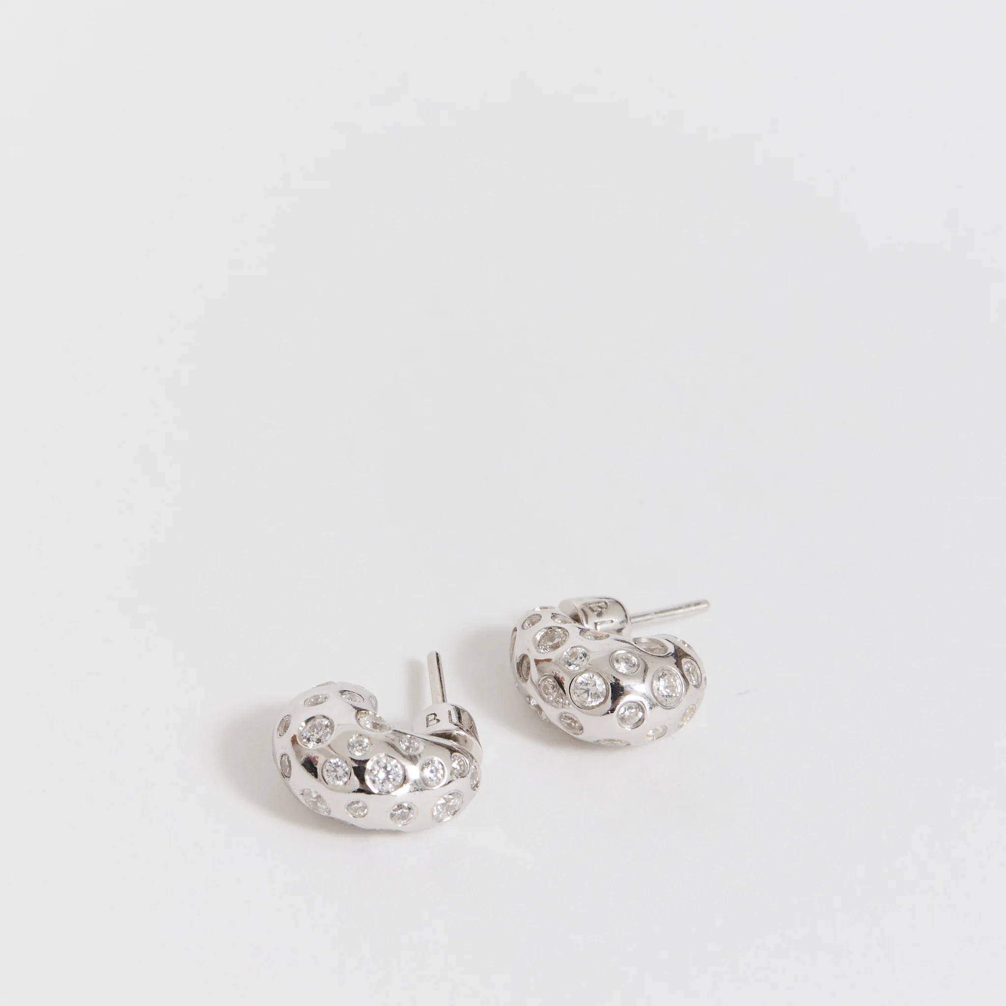 Tryvann Popcorn Earring Silver