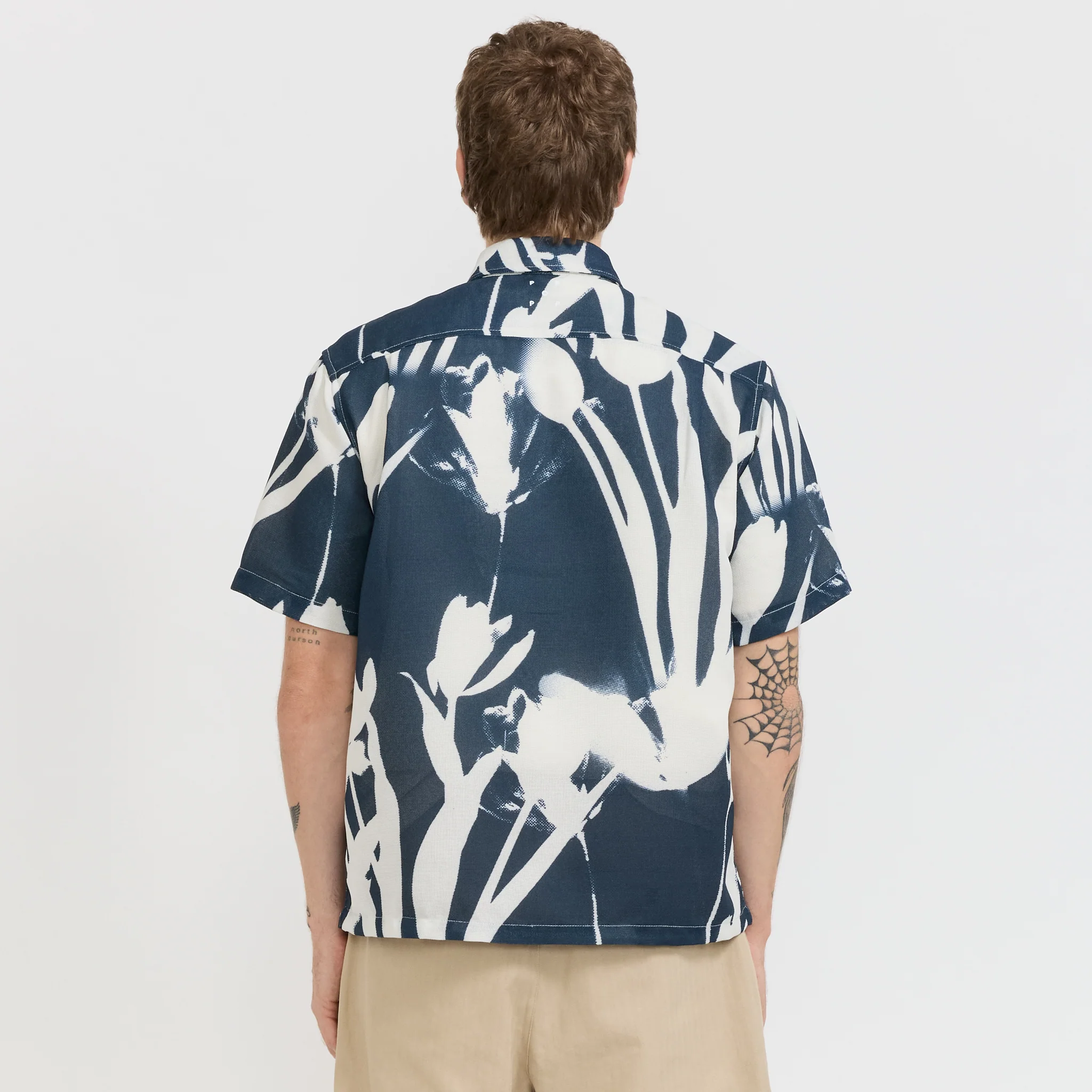 Tulip Short Sleeve Shirt Navy - Image 4