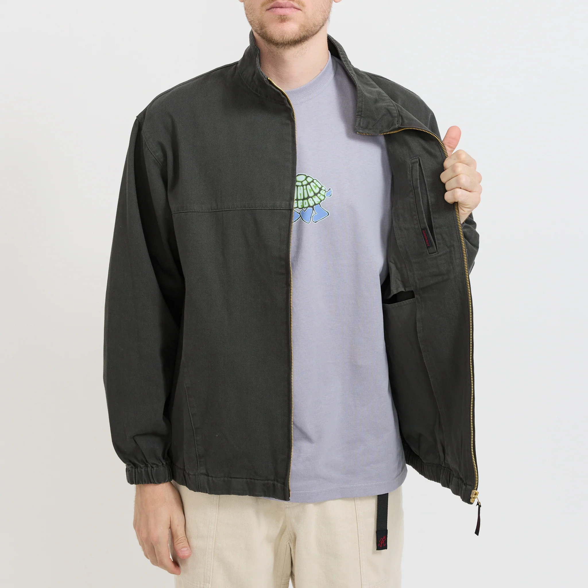 Twill-Around Jacket Smokey Grey - Image 5
