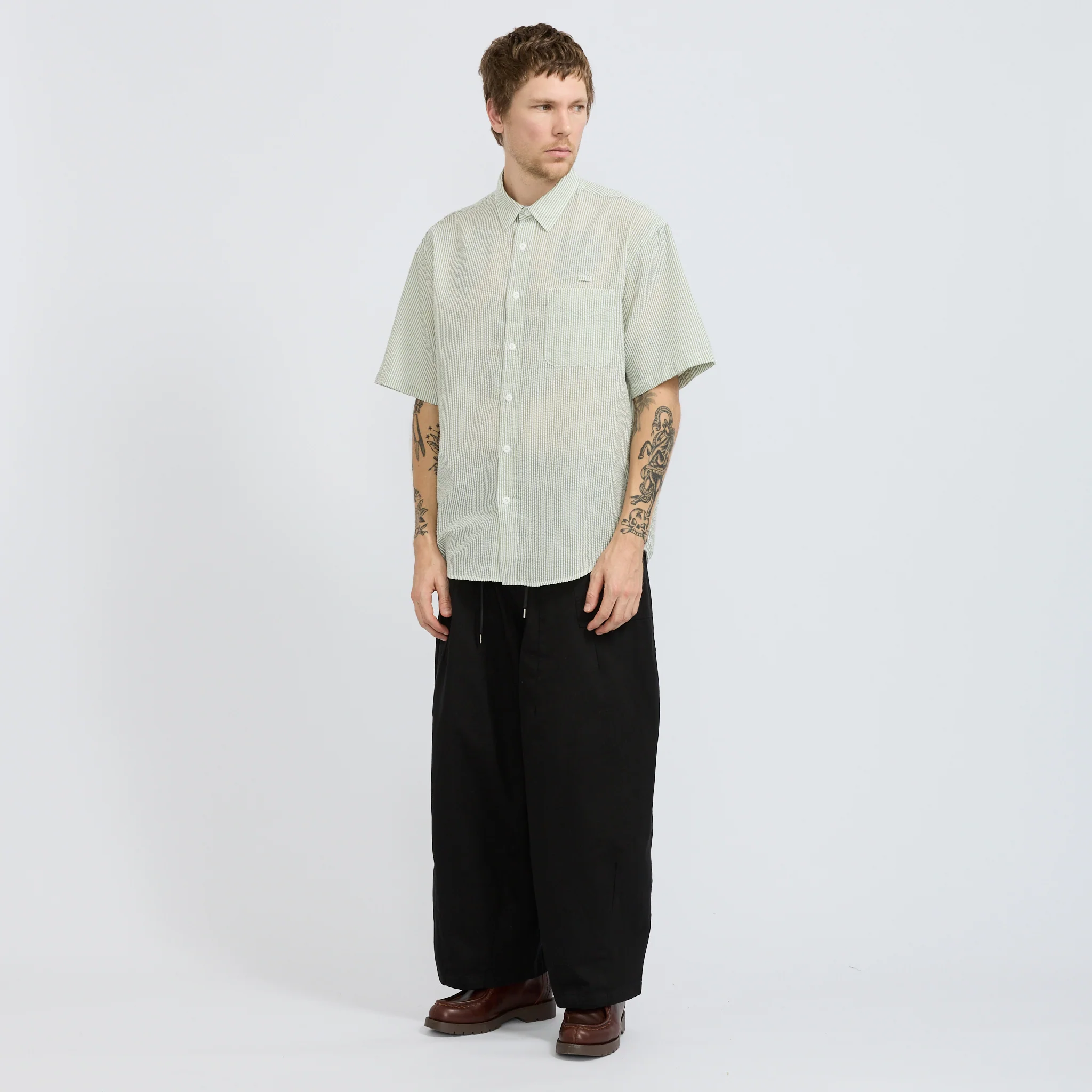 Twill Balloon Pants Black - Image 2
