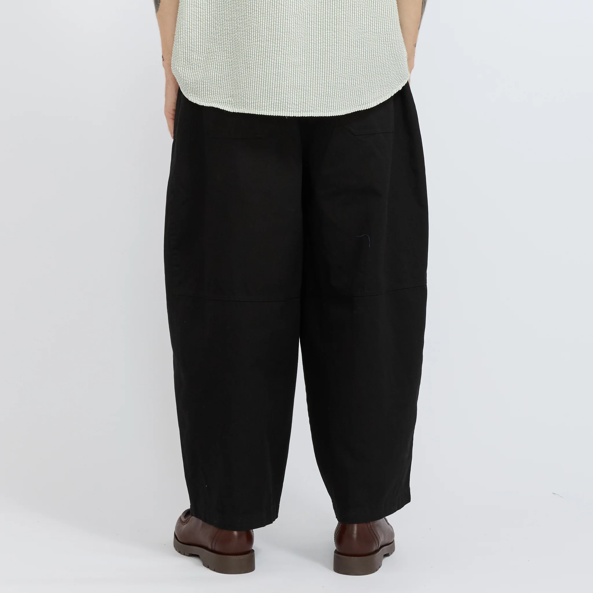 Twill Balloon Pants Black - Image 4