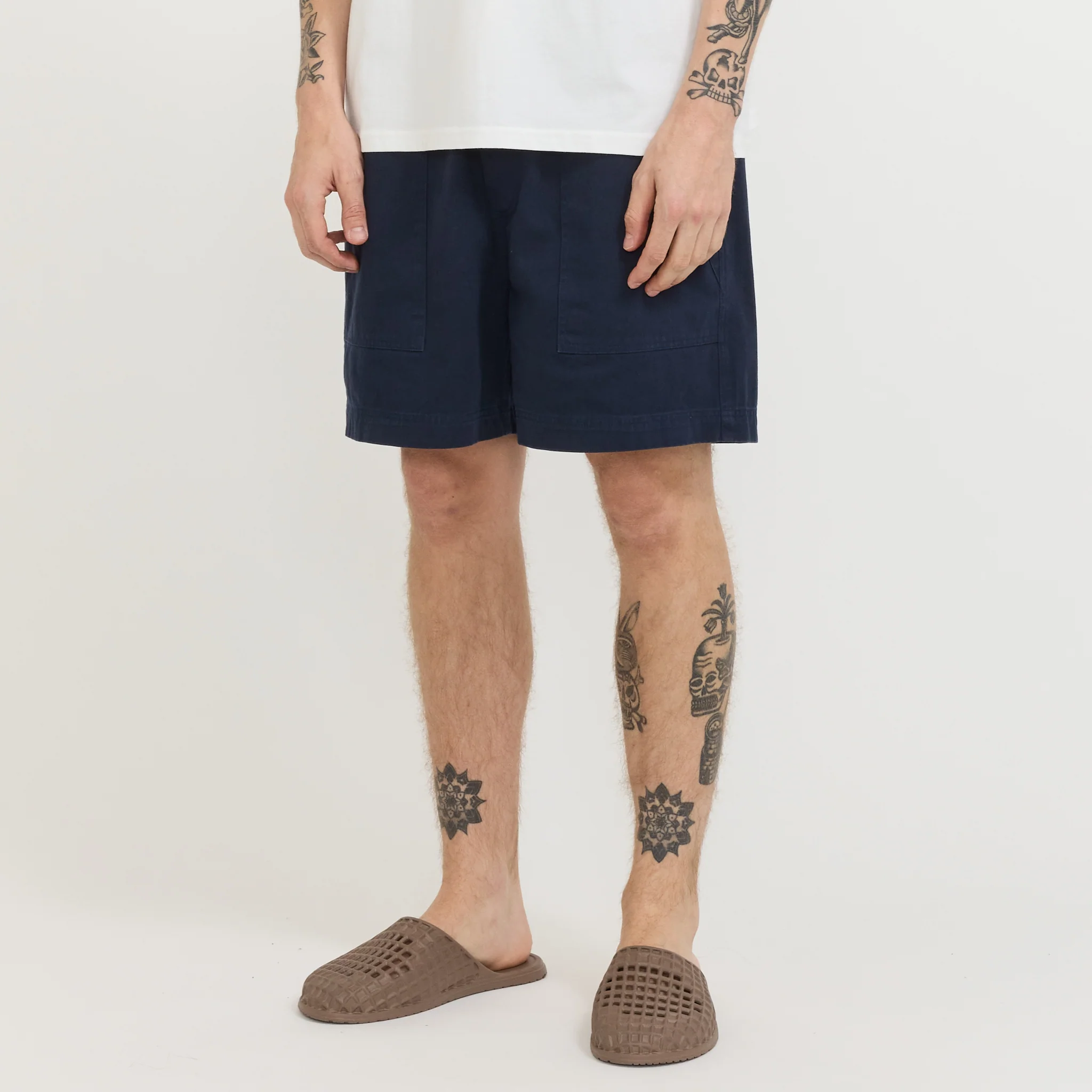 Twill Shorts Dark Blue - Image 7