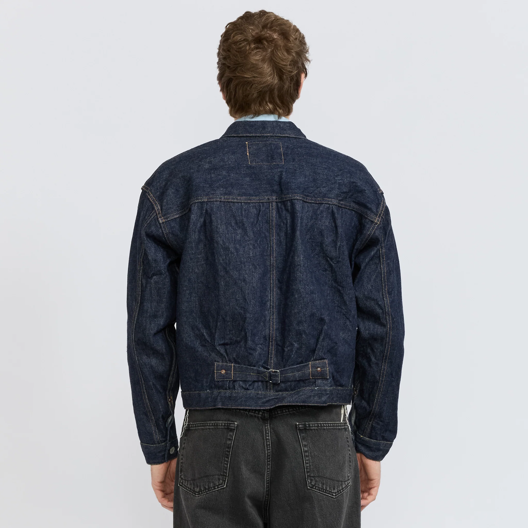 Type 1 40's Pleated Front Jacket One Wash - Image 4