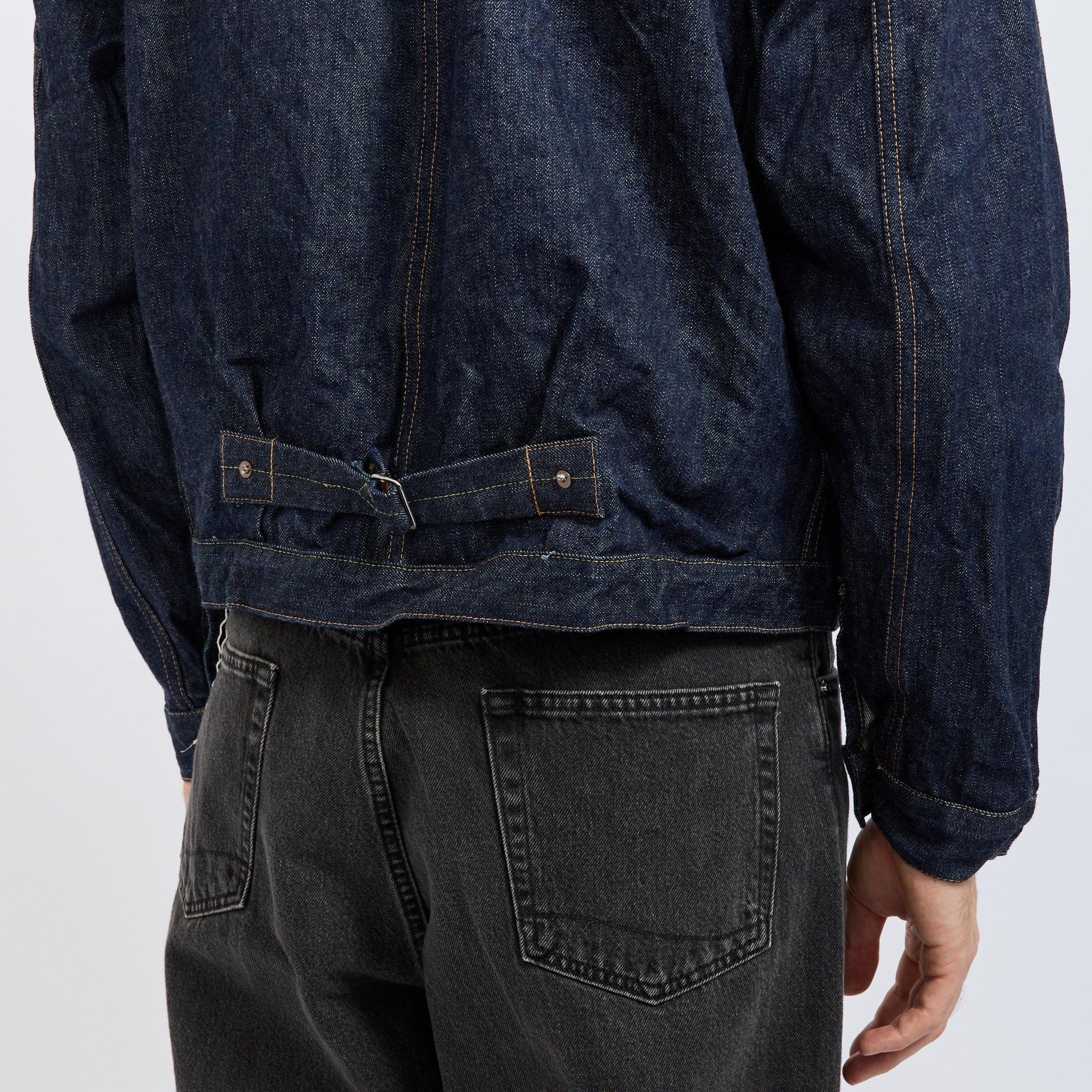 Type 1 40's Pleated Front Jacket One Wash - Image 7