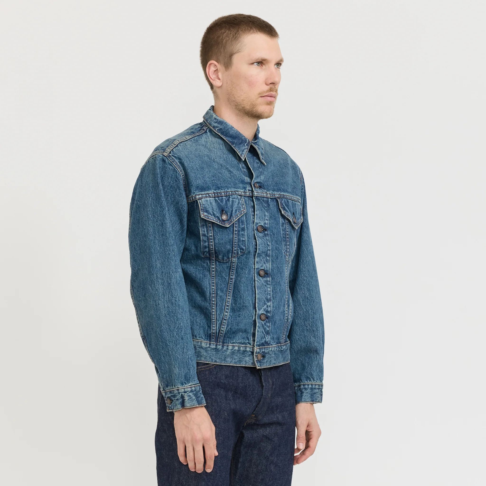 Type 3 1960's Denim Jacket Used Wash - Image 3