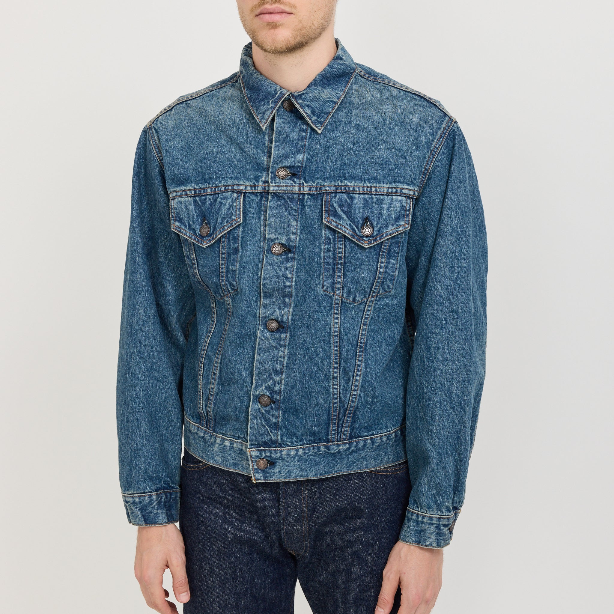 Type 3 1960's Denim Jacket Used Wash - Image 5