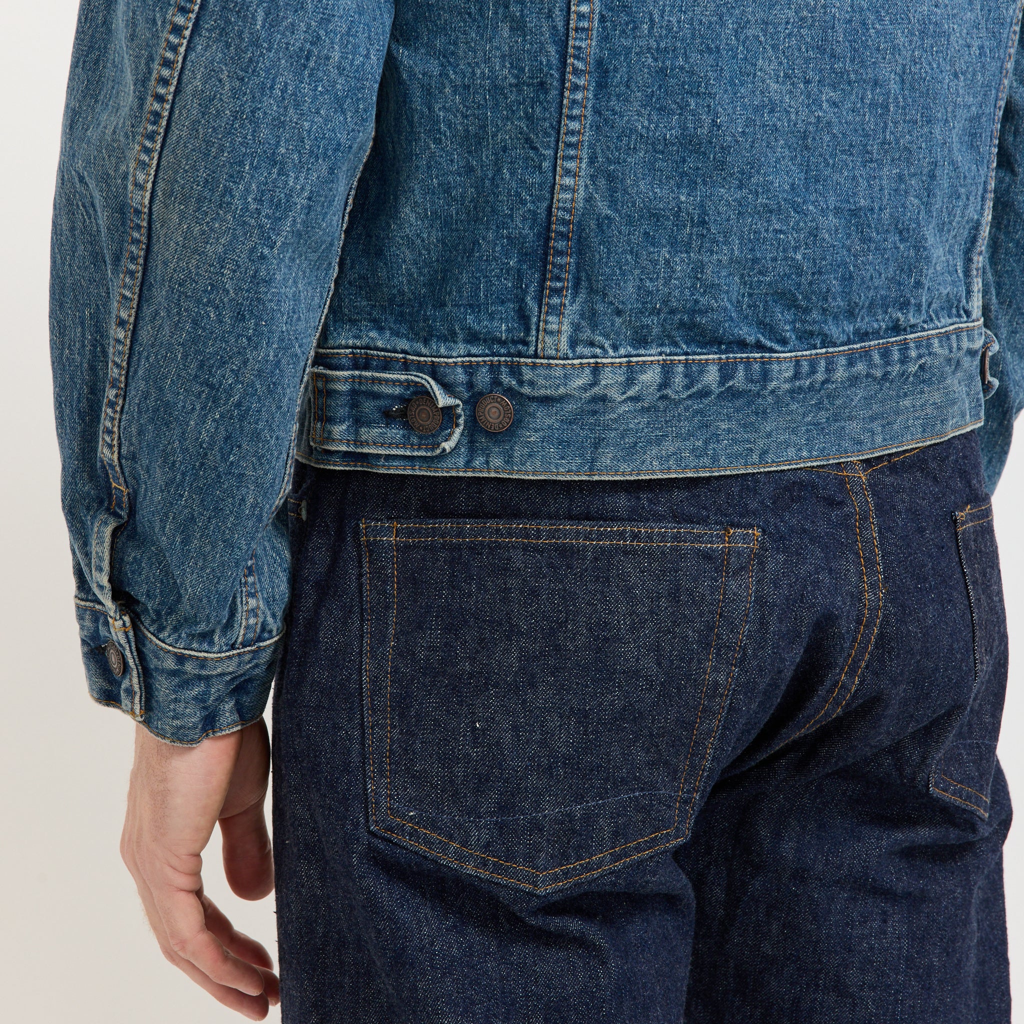 Type 3 1960's Denim Jacket Used Wash - Image 6