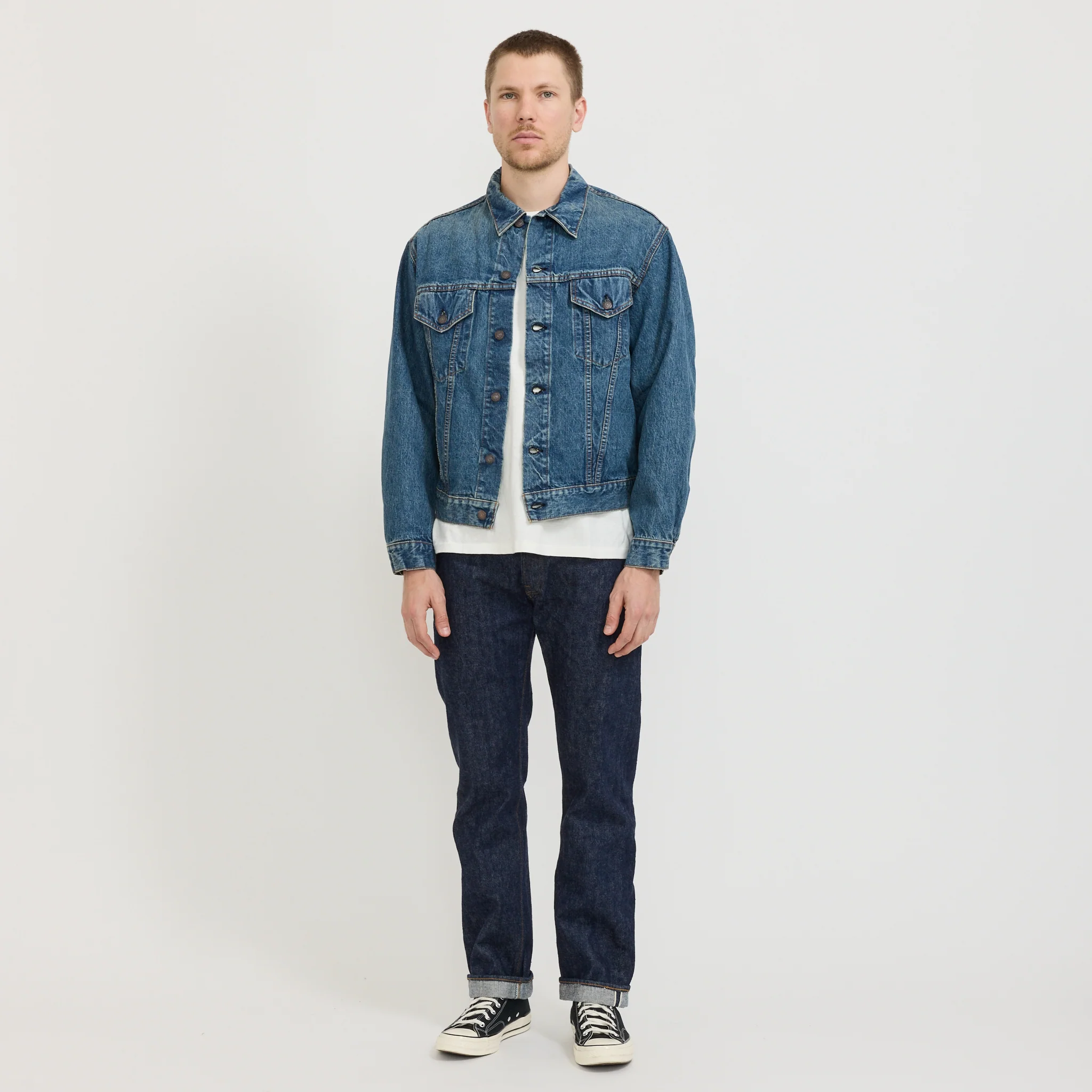Type 3 1960's Denim Jacket Used Wash - Image 7