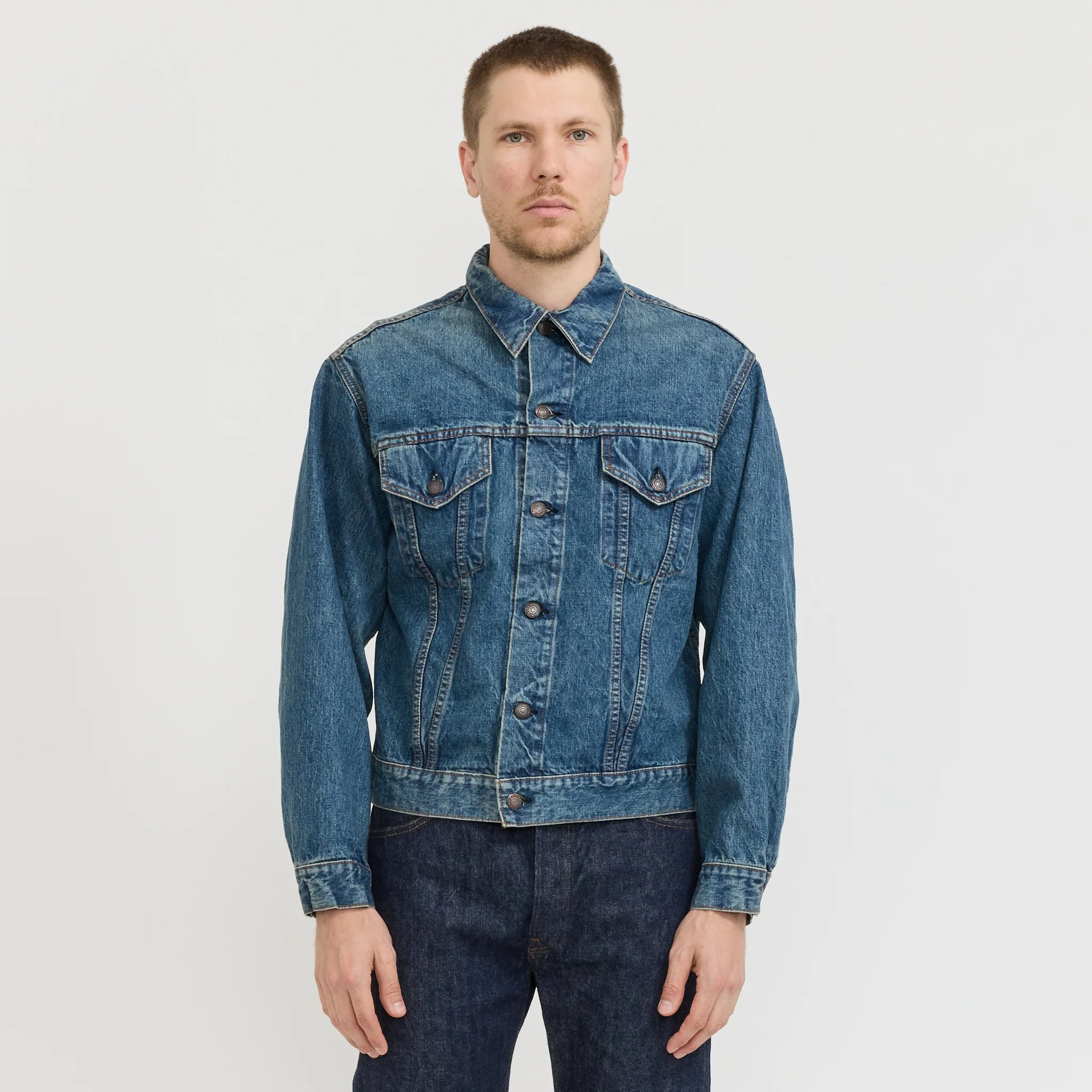 Type 3 1960's Denim Jacket Used Wash - Image 8