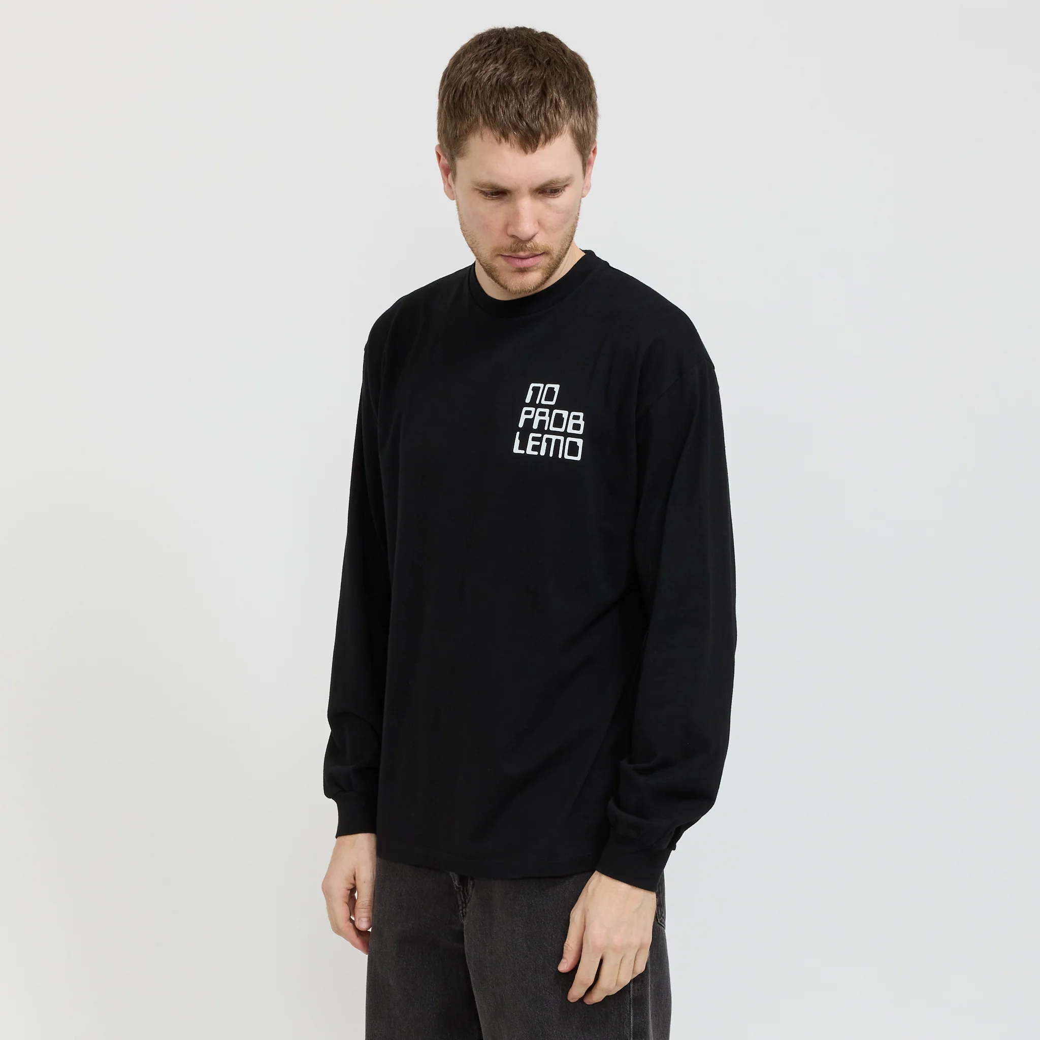 Universal Friendship LS Tee Black