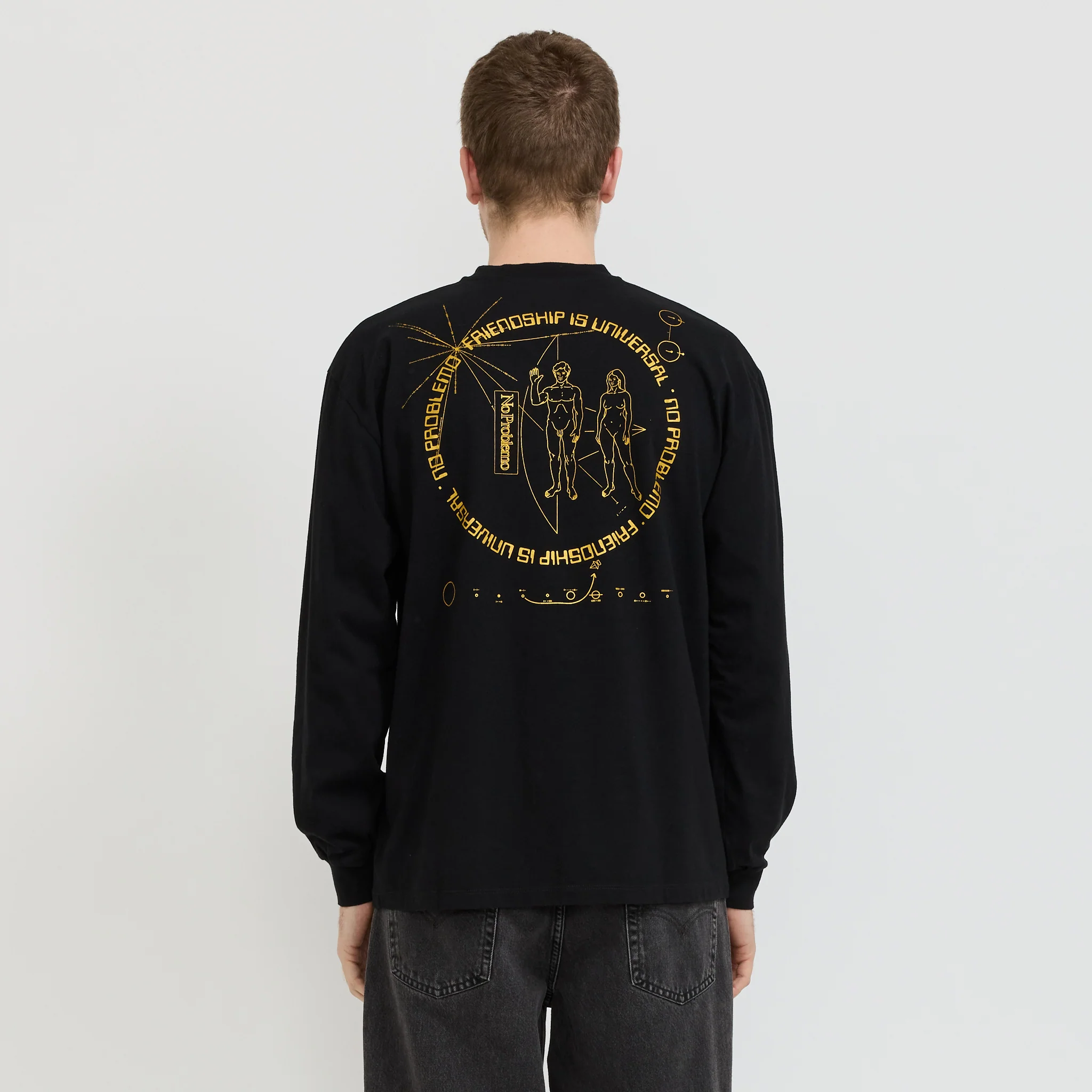 Universal Friendship LS Tee Black - Image 4