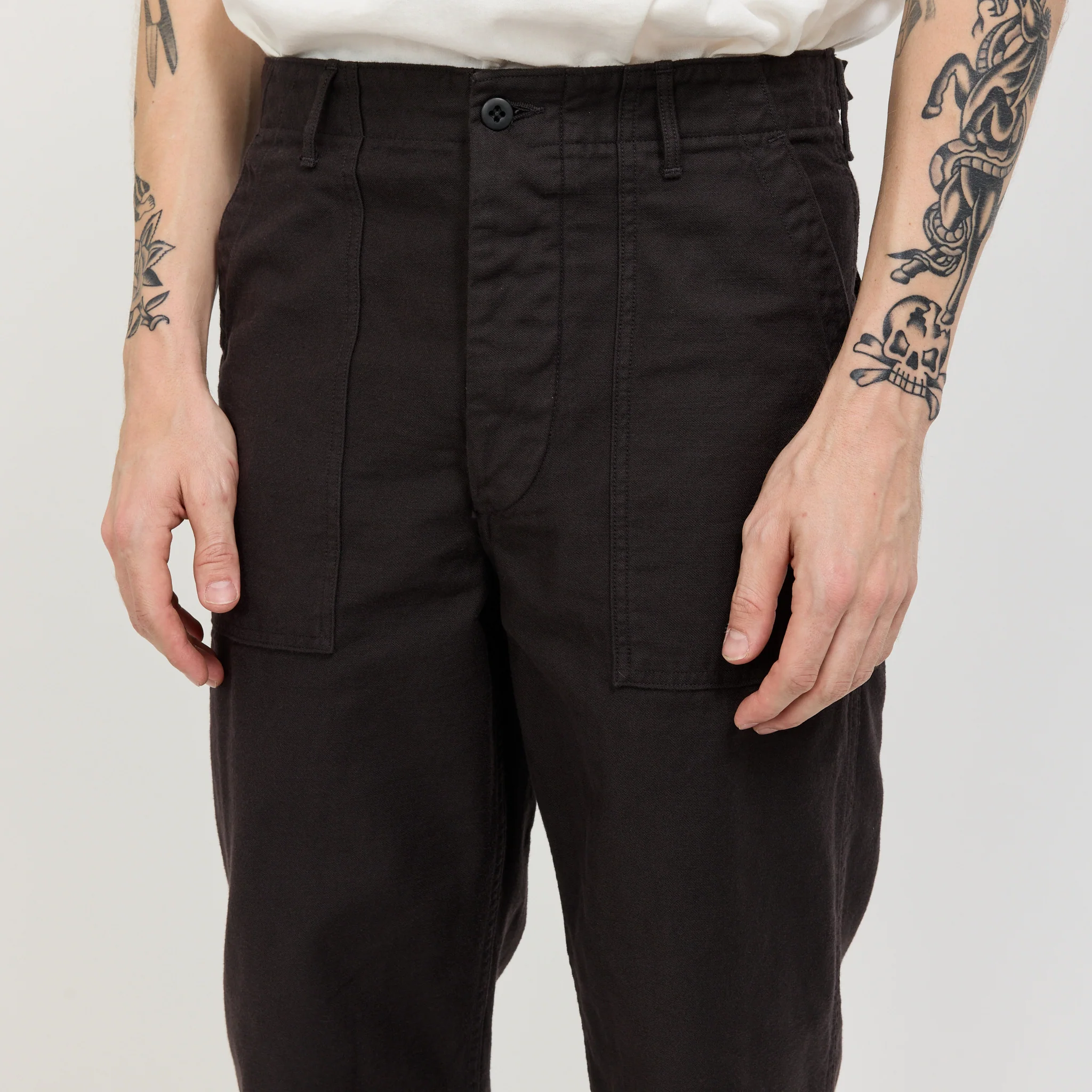 US Army Fatigue Pants Black - Image 5