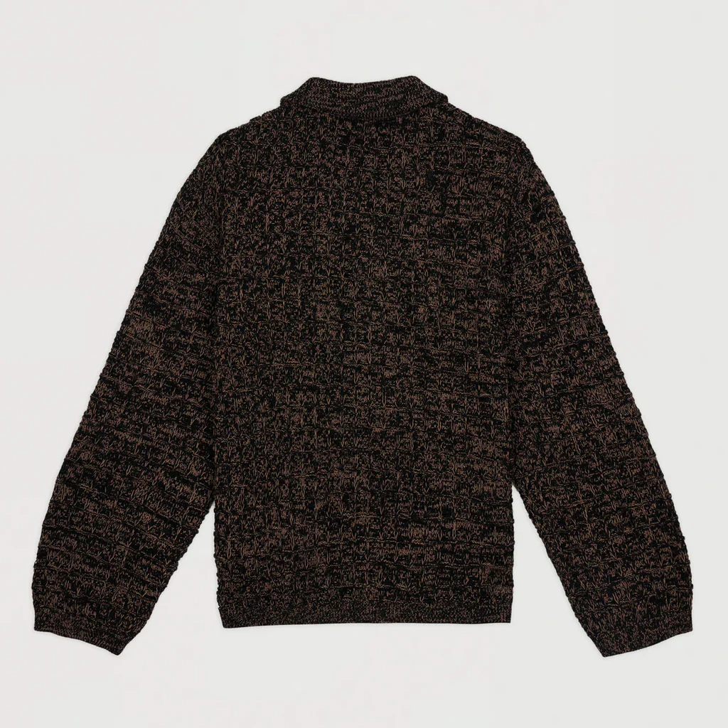 Waffle Pullover Sweater Charcoal - Image 11