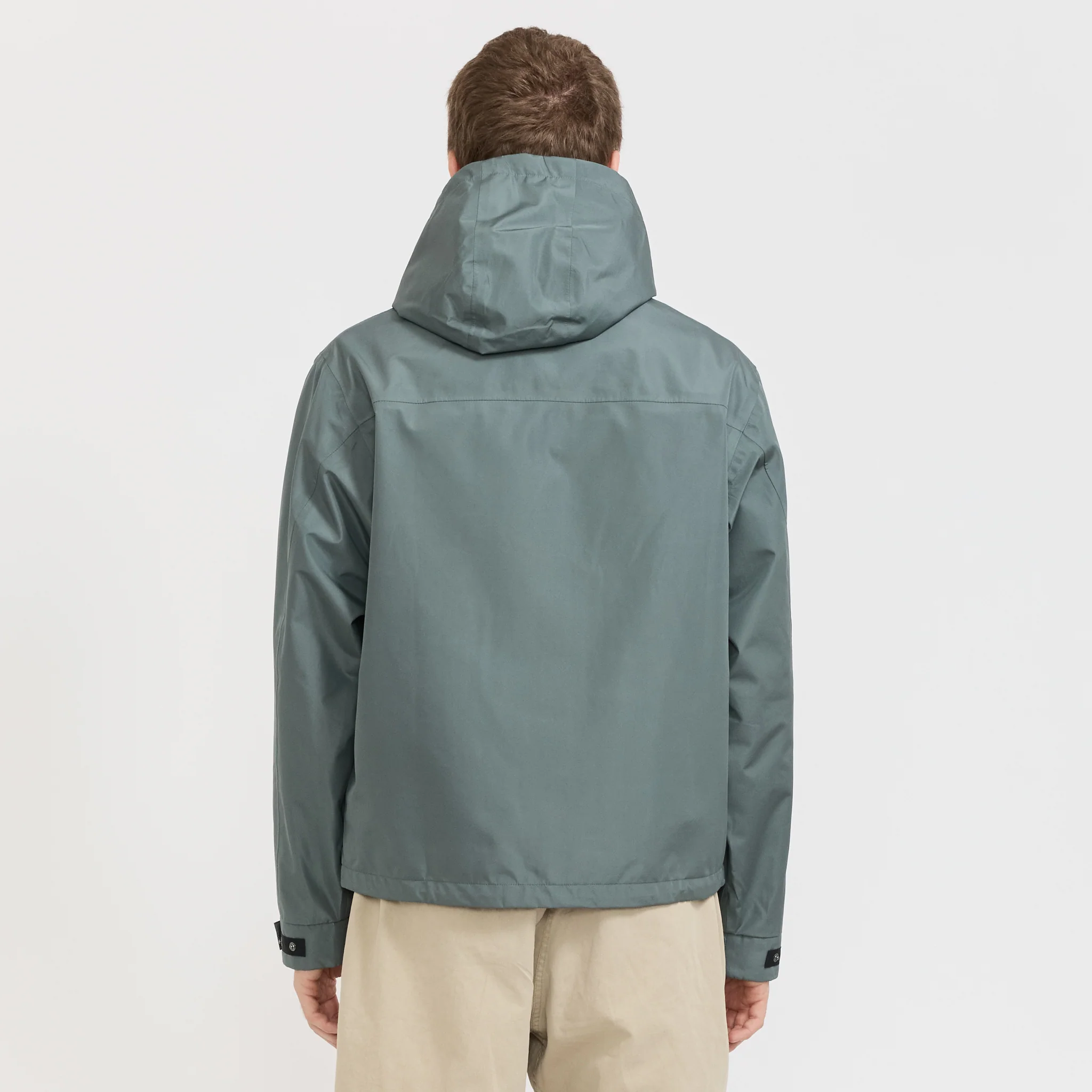 Water Proof Hooded Jacket Green - Image 3