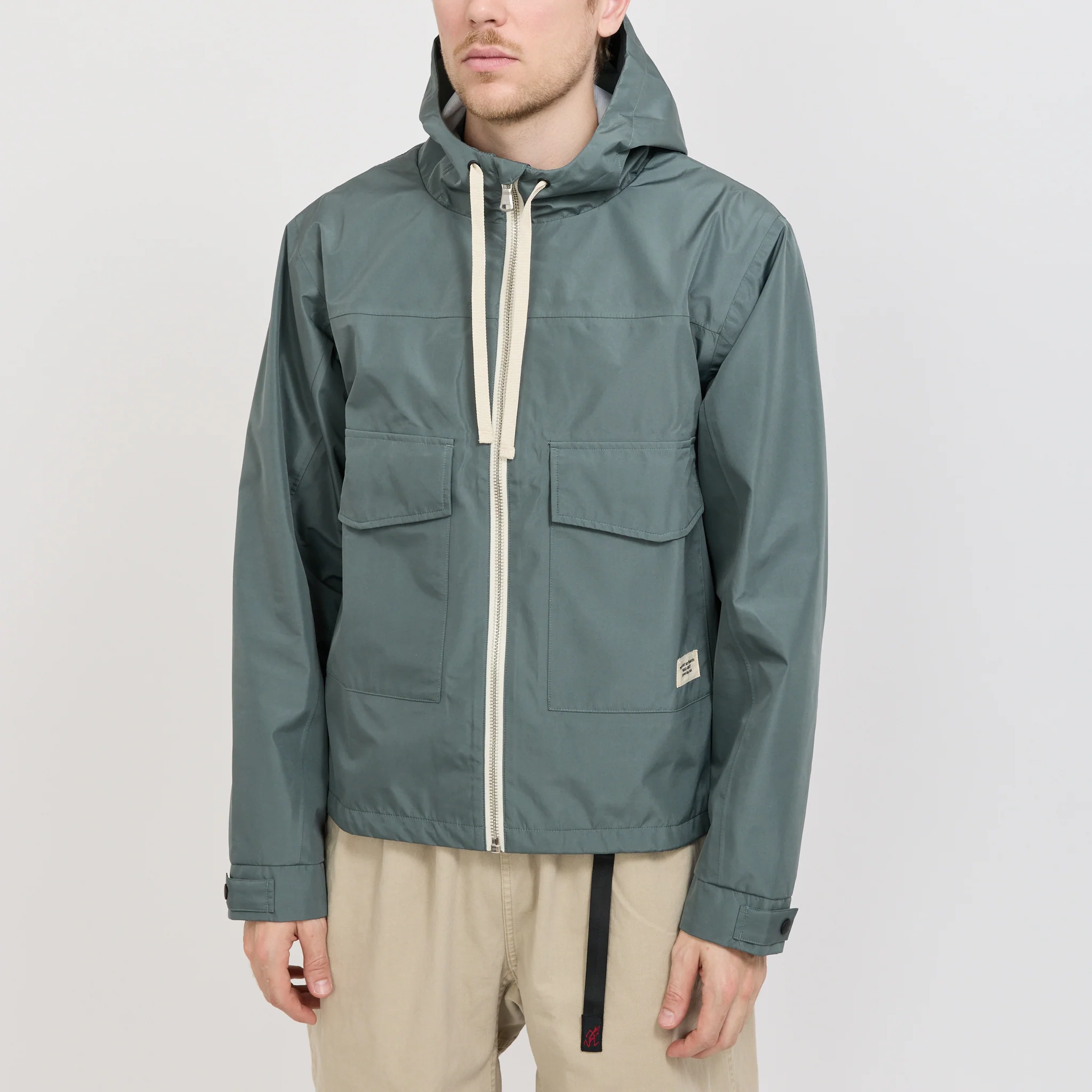 Water Proof Hooded Jacket Green - Image 5