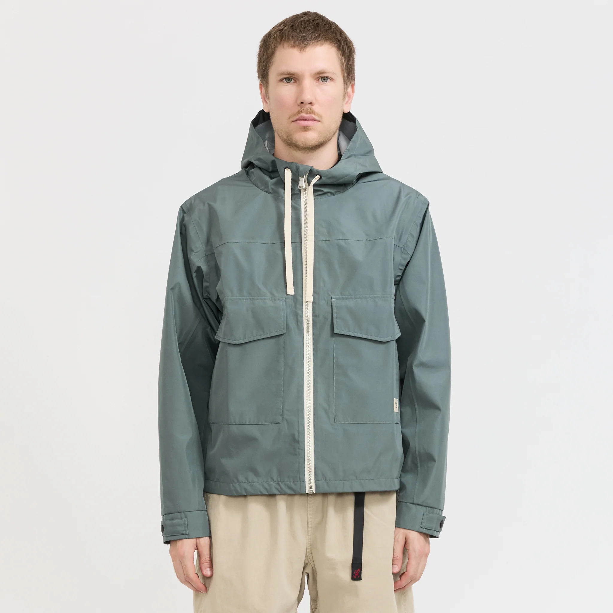 Water Proof Hooded Jacket Green - Image 8
